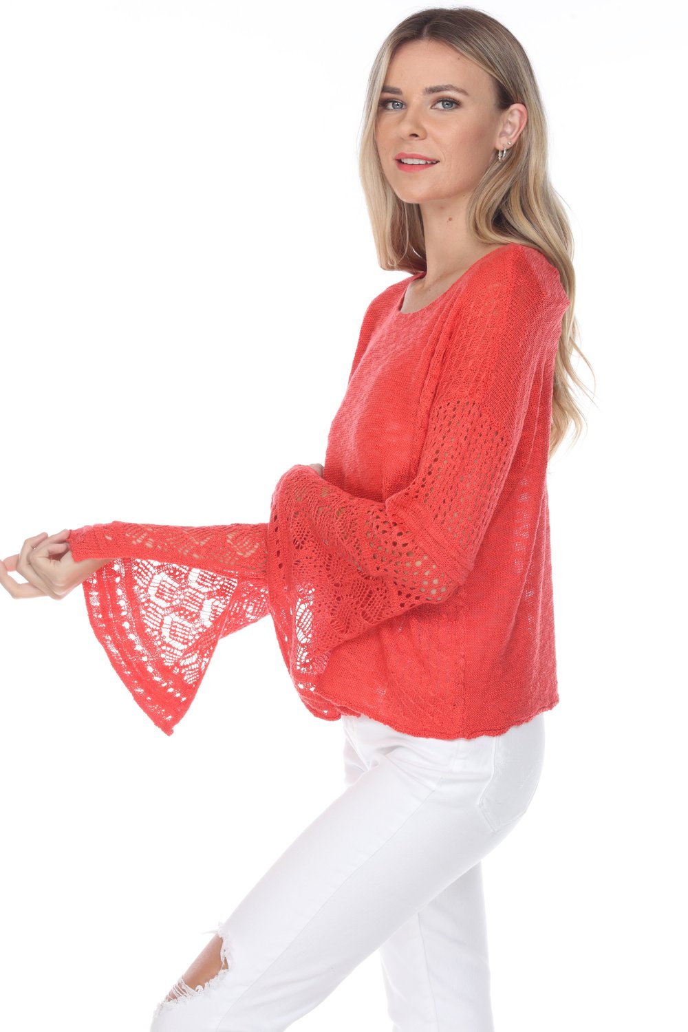 Juniper Bell Sleeve Sweater Rain and Rose Women's Contemporary Fashion —  Rain + Rose On Trend Novelty Sweaters and Tops
