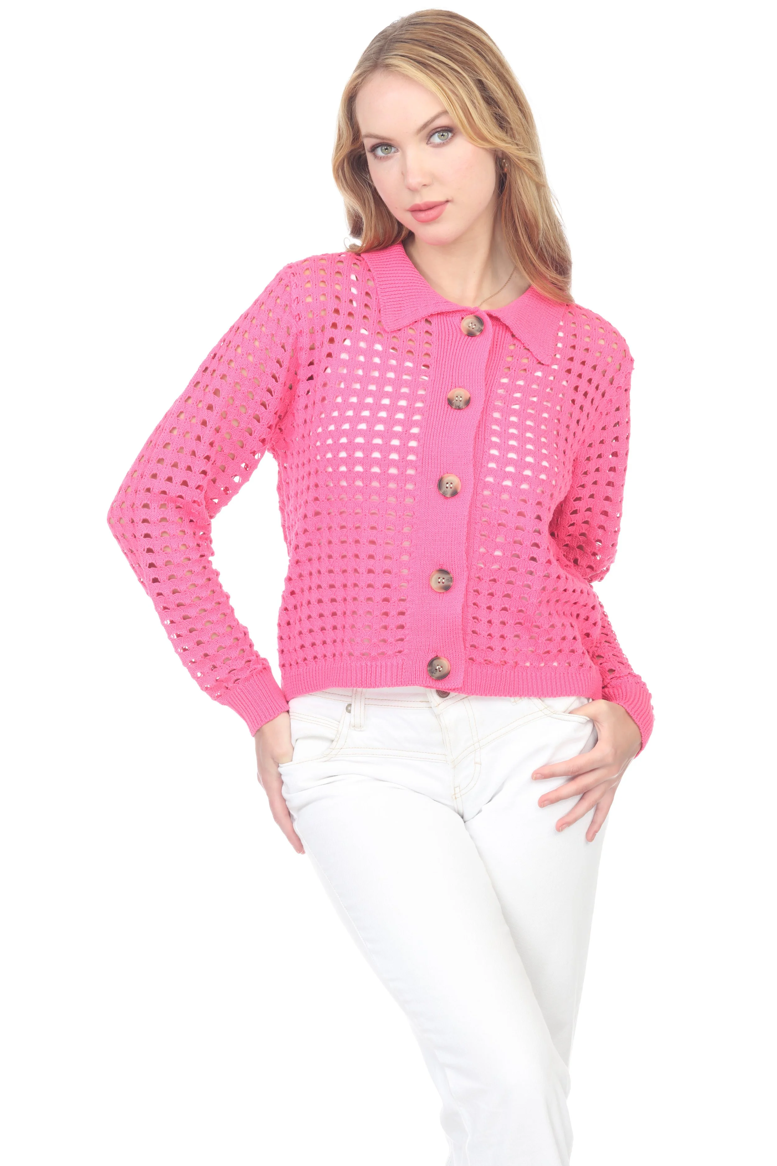 Malakye Open Stitch Sweater — Rain + Rose On Trend Novelty Sweaters and Tops