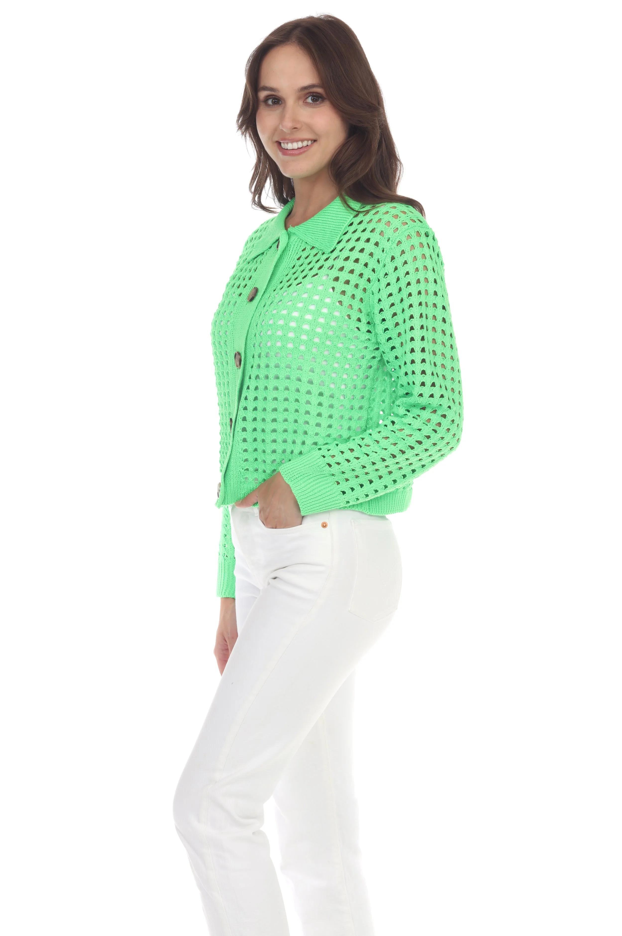 Malakye Open Stitch Sweater — Rain + Rose On Trend Novelty Sweaters and Tops