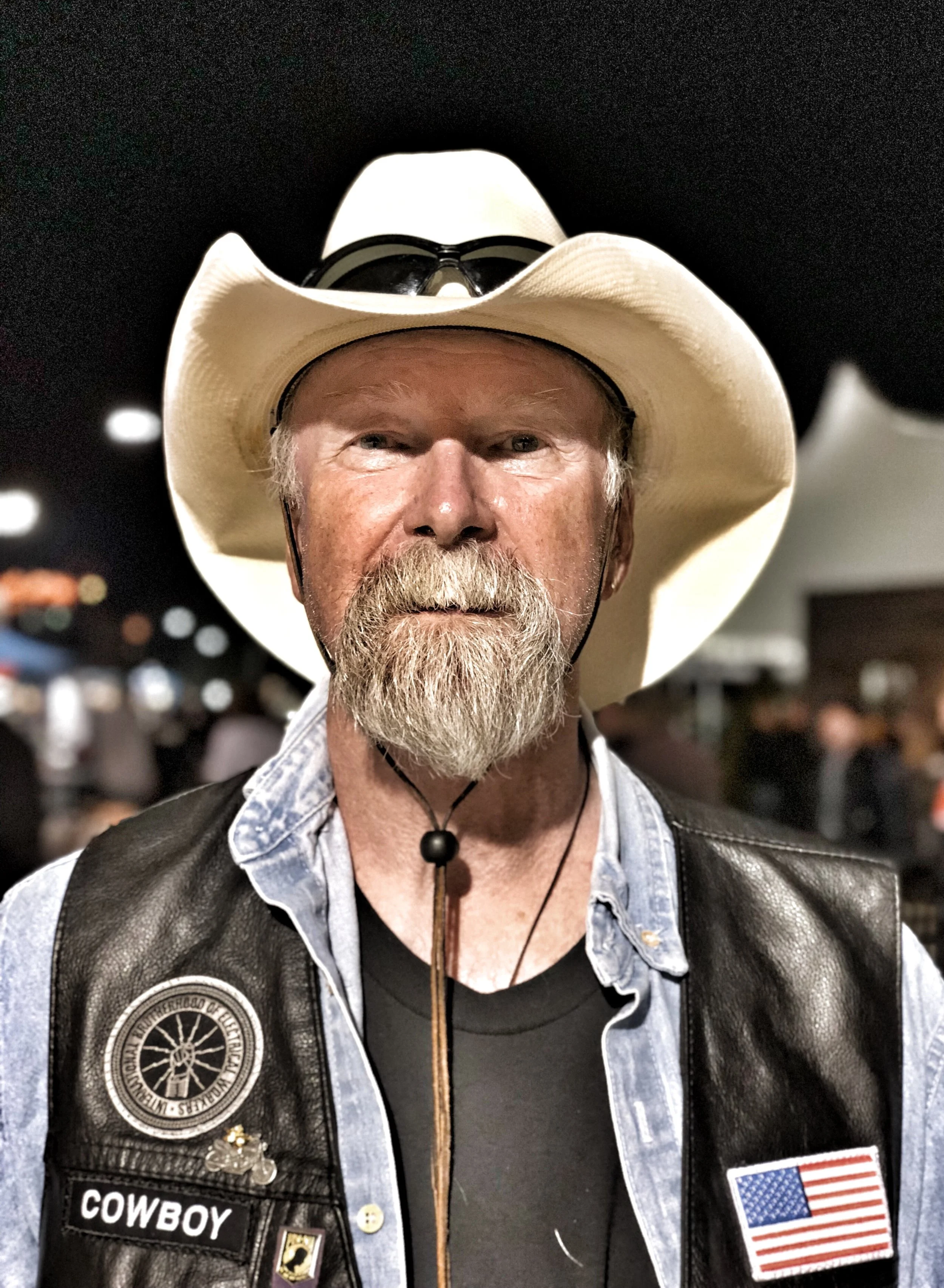 Kurt aka Cowboy: Rides a Harley Davidson