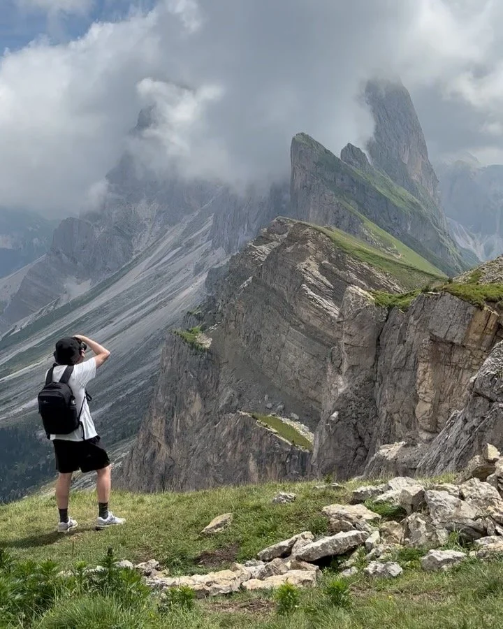 Seceda. I&rsquo;d wanted to visit this spot since seeing photos of it 15 years ago. An easy one to get to via cable car from Ortisei, Val Gardena in the Dolomites. Spectacular from every vantage point no matter the time of day or weather.