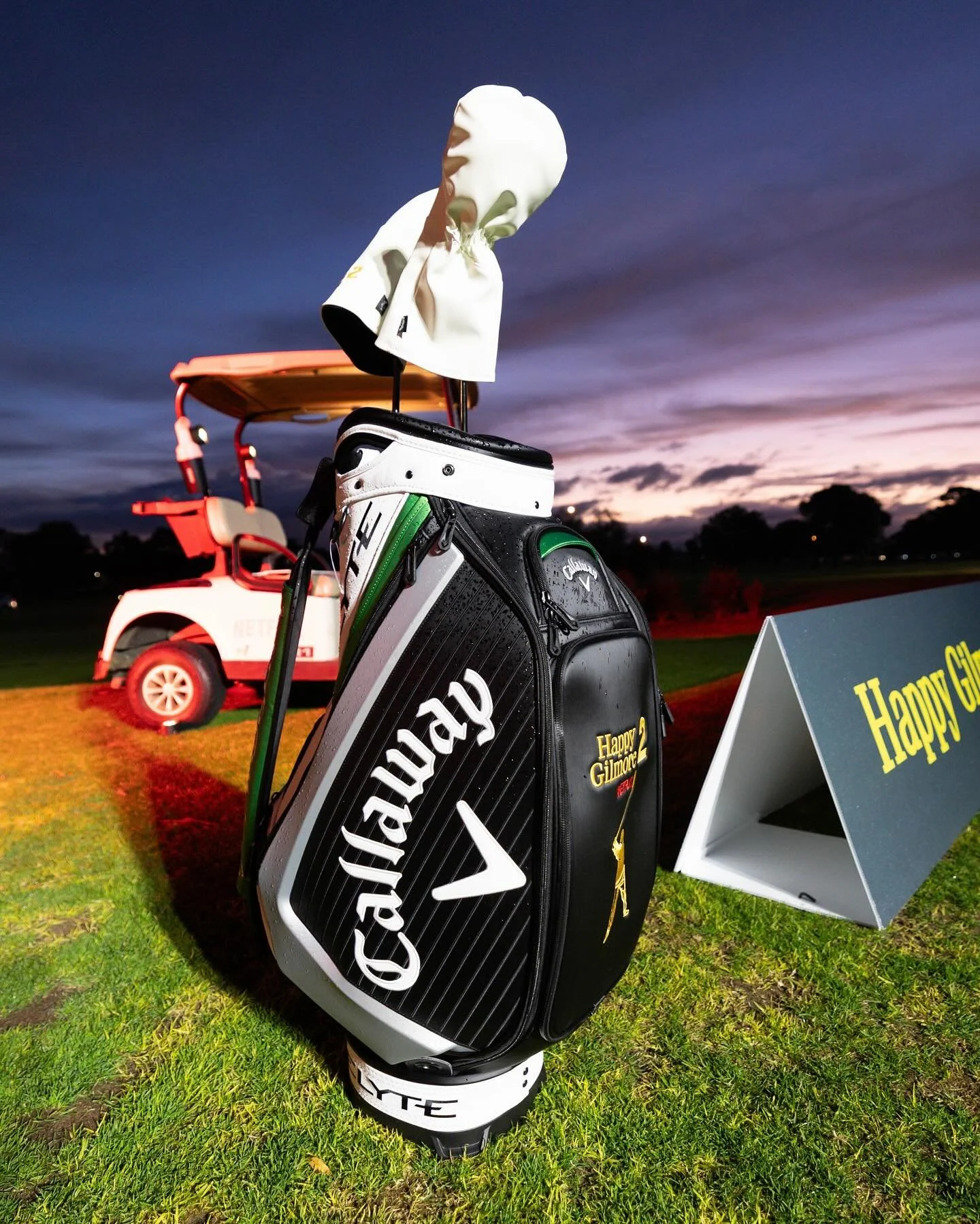 &ldquo;I believe that&rsquo;s Mr. Gilmore&rsquo;s&rdquo;. 

Happy Gilmore 2 launch by @clubbysports