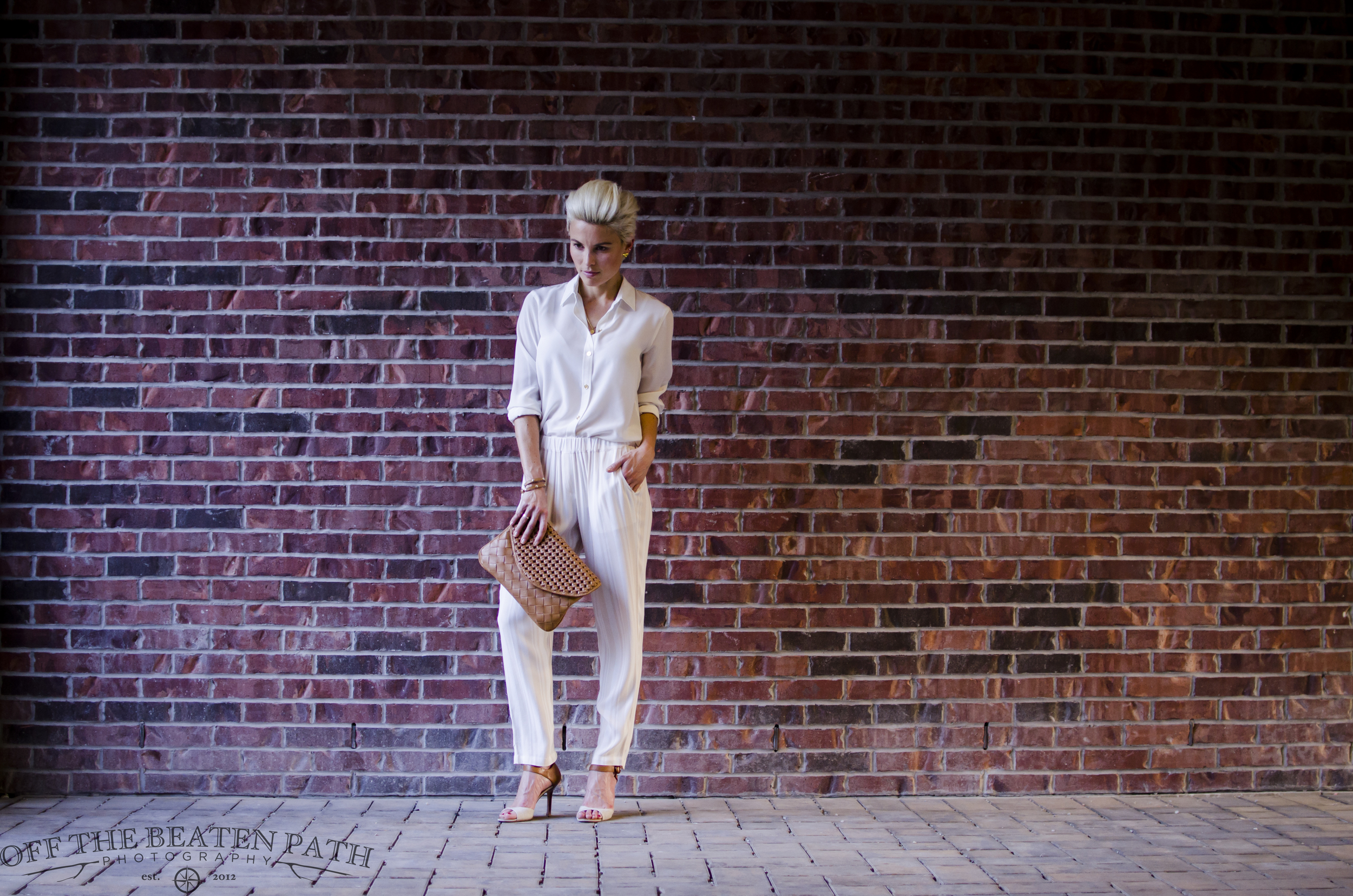 Images @otbp1973 Blouse from C Wonder/ Ella Moss Pants via Amy Kirchen Boutique/ Clutch from Urban Expressions / Shoes from BCBG Maxazaria/ Leather wrap Bracelet from Henri Bendel 