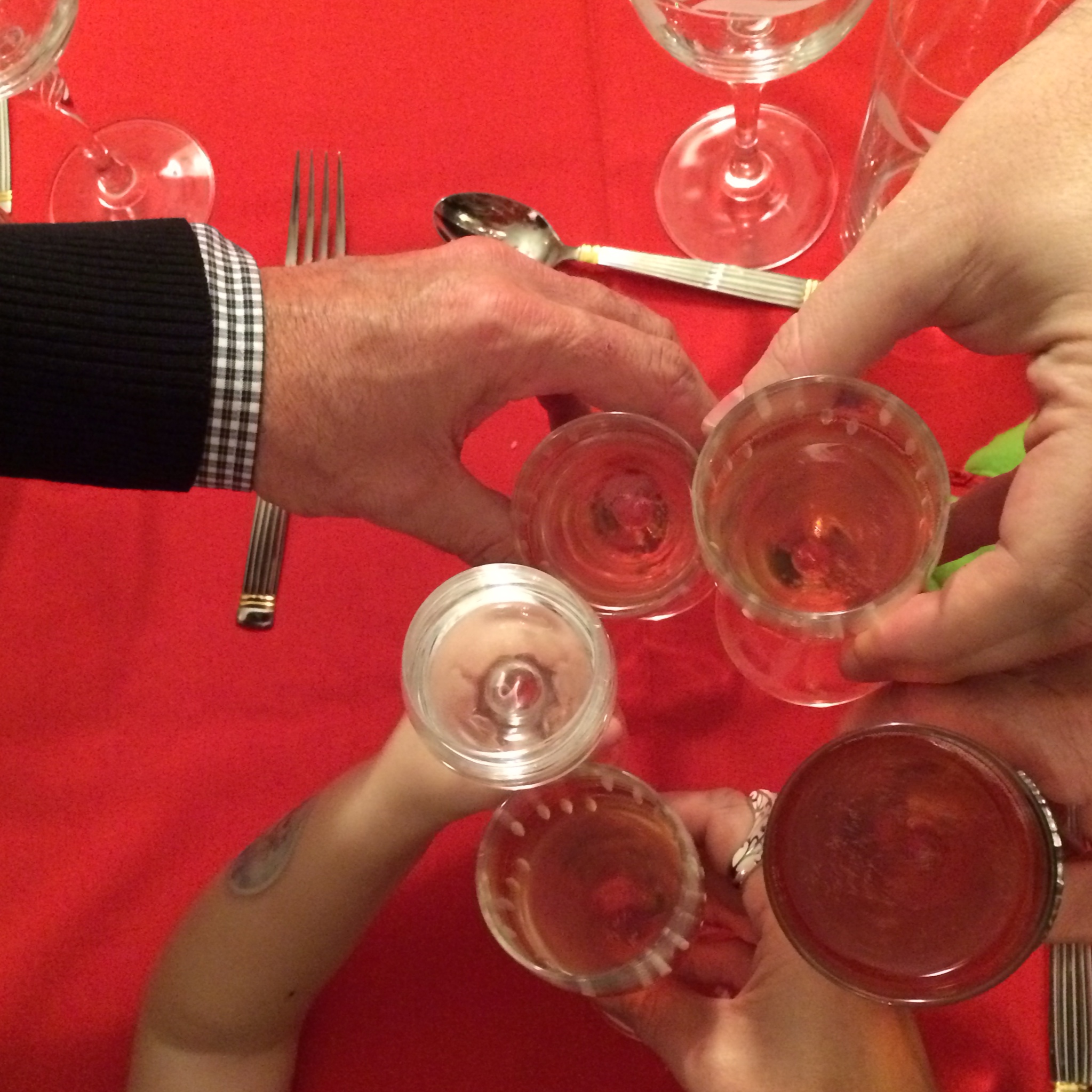 Cheers to celebrating the holidays with family and friends!