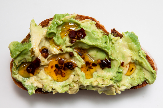 The New Avocado Toast with chili oil. Image via bonappetit.com