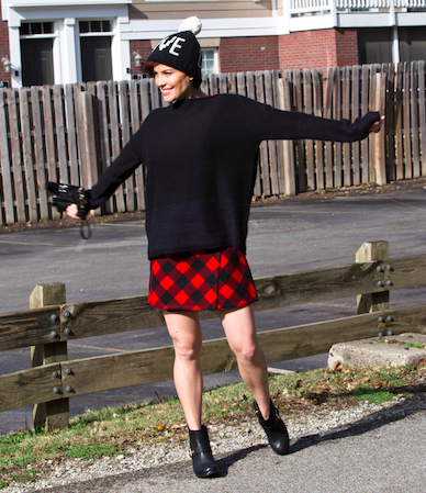 Images Bello' Romance Photography Sweater by Vince / Skirt, Top and hat by C Wonder / Boots by Vince Camuto / Bag by Sondra Roberts NY / Bangle and Ring by Vince Camuto 
