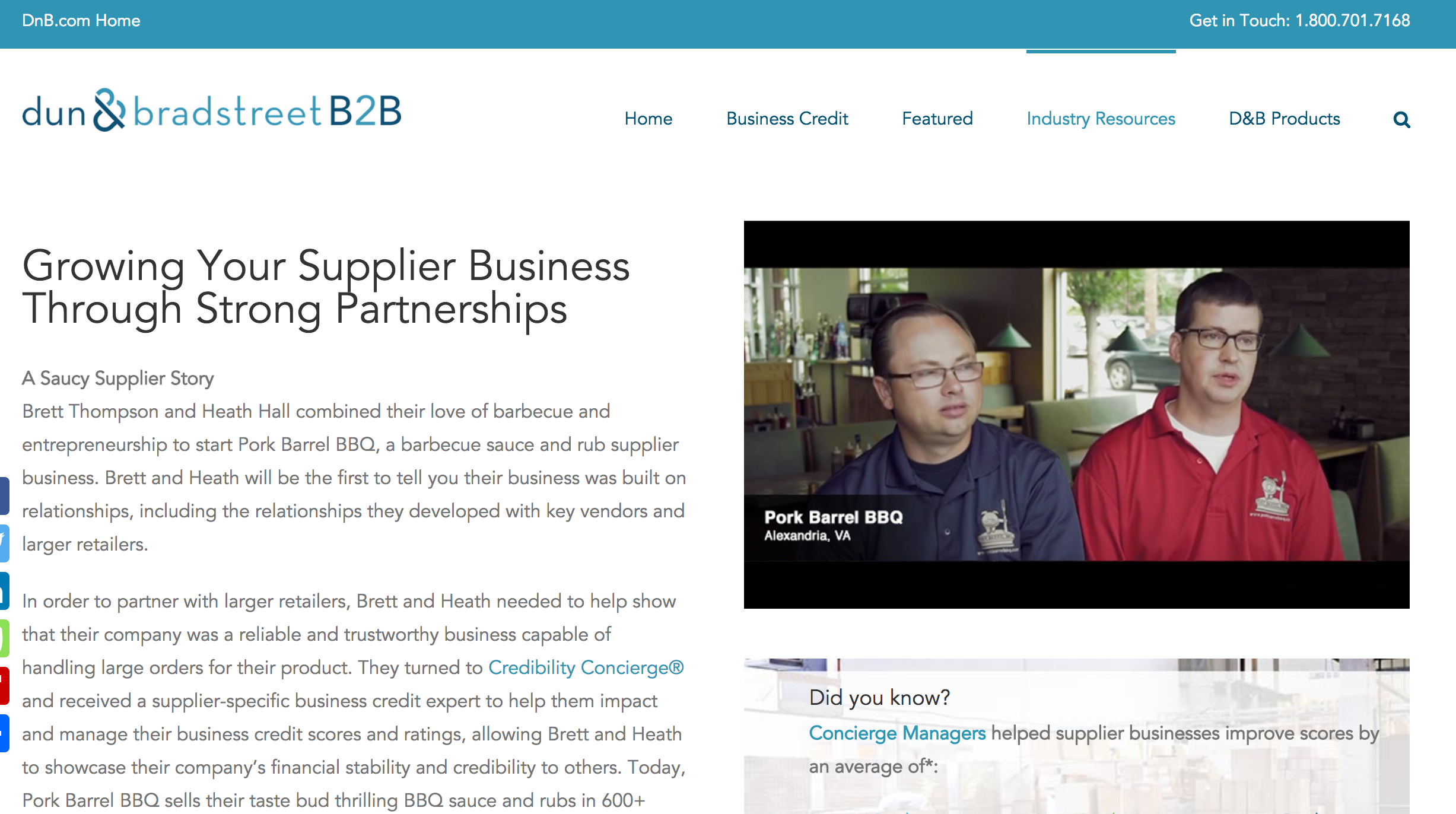 Industry-Specific Content Pages