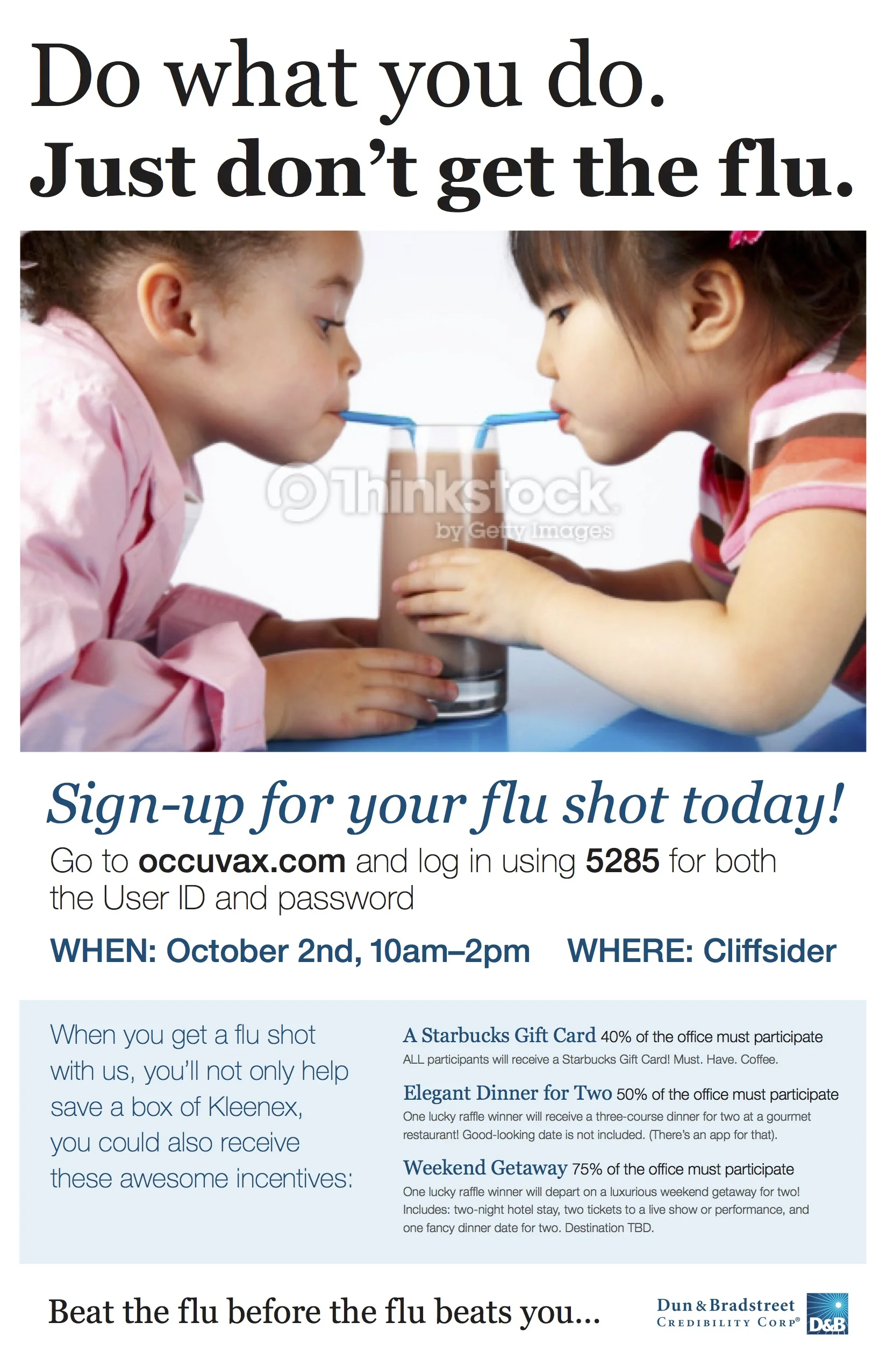 Flu Shot Friday Poster