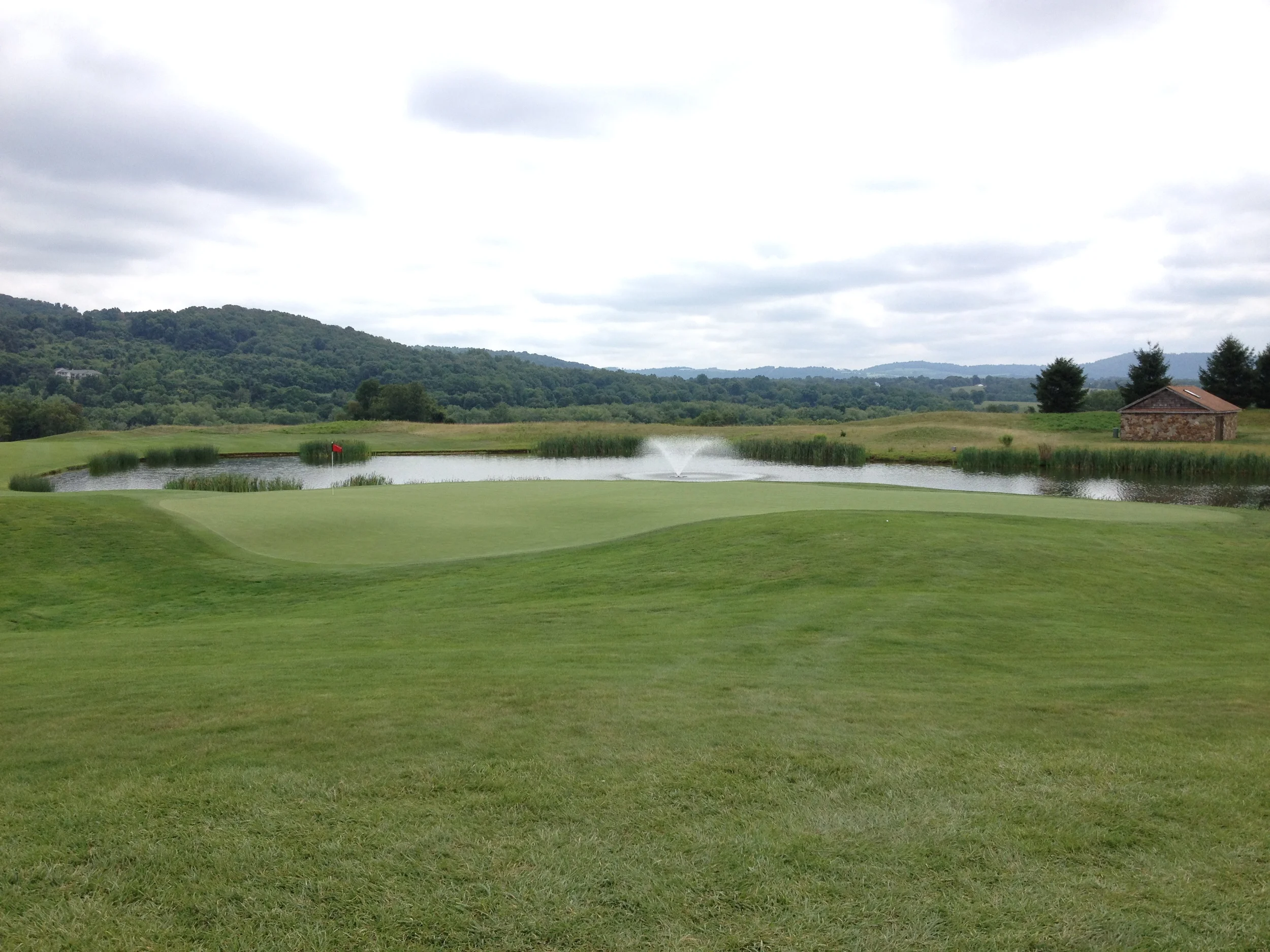 Hole No. 9 Green (8/2/14)