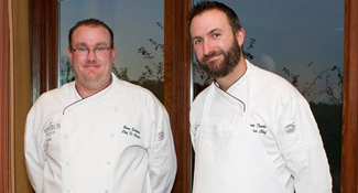 Executive Chef: Bryan Tomko (right), Sous Chef: Brian Eastman (left)