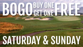 SALE ENDED! Save 50% off with our Black Friday & Cyber Monday BOGO Greens Fee Flash Sale!