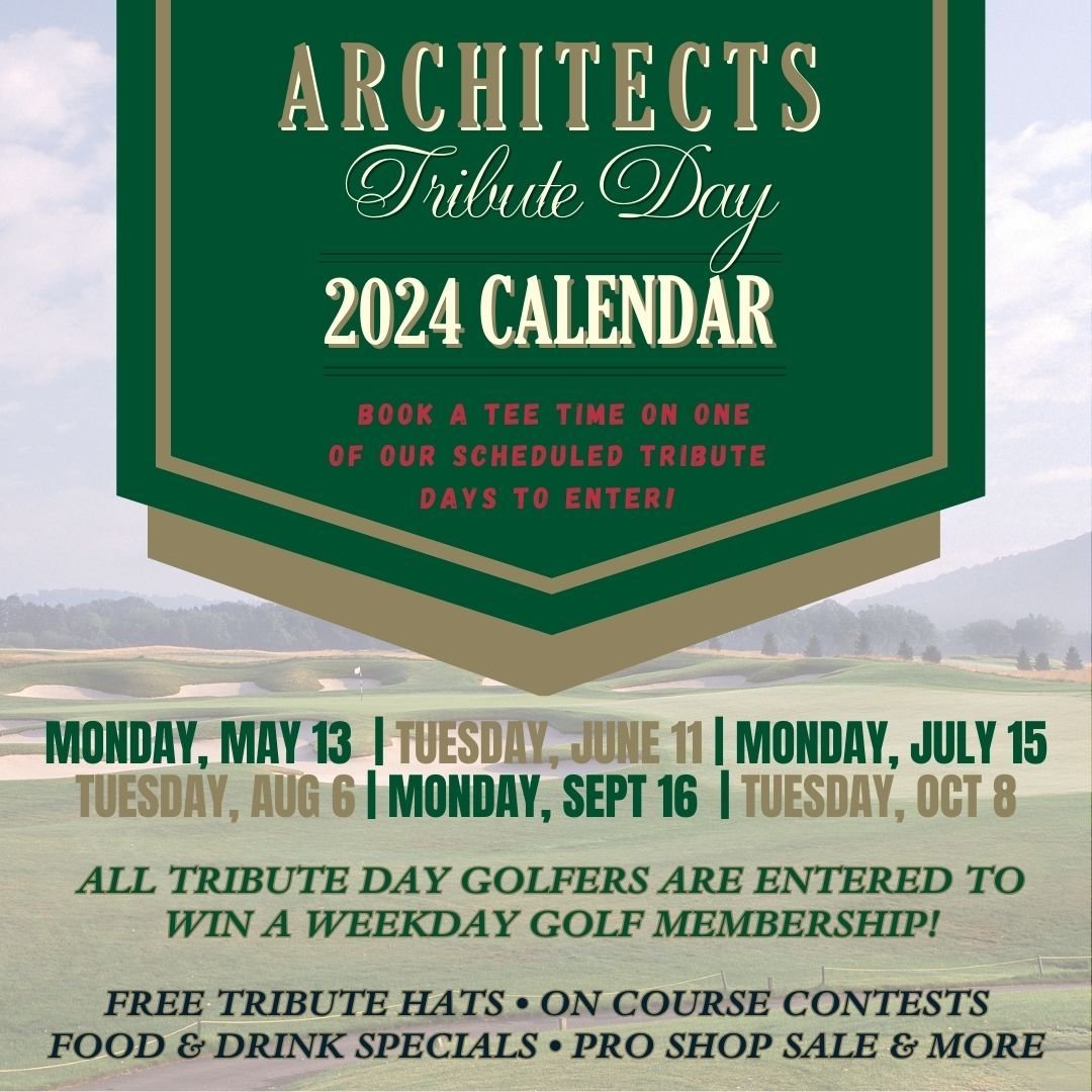 Swing into the 2024 golf season with our Tribute Days! 🏌️&zwj;♂️⛳️ Join us starting May 13 for a chance to win big! Every 18 hole golfer gets an entry into our 2025 weekday golf membership drawing happening this October! Plus, the first 75 golfers s