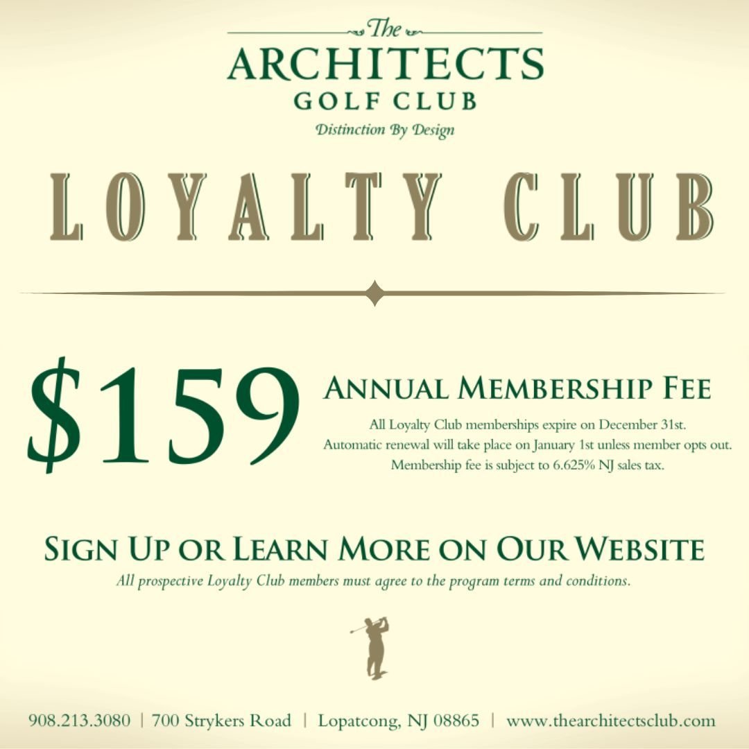 ⛳️ Join the loyalty club at The Architects Golf Club for the 2024 season and reap the rewards! Earn points on every purchase, redeem &amp; spend like cash on any item. Check out our website for more information and start enjoying exclusive benefits t