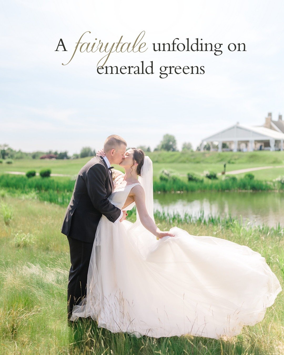 Imagine stepping into your own fairytale&hellip; golden sunlight dancing across emerald greens, vows whispered on the breeze, and every detail blooming with quiet romance ✨

This beautiful day unfolded like magic at The Architects Golf Club &mdash; f
