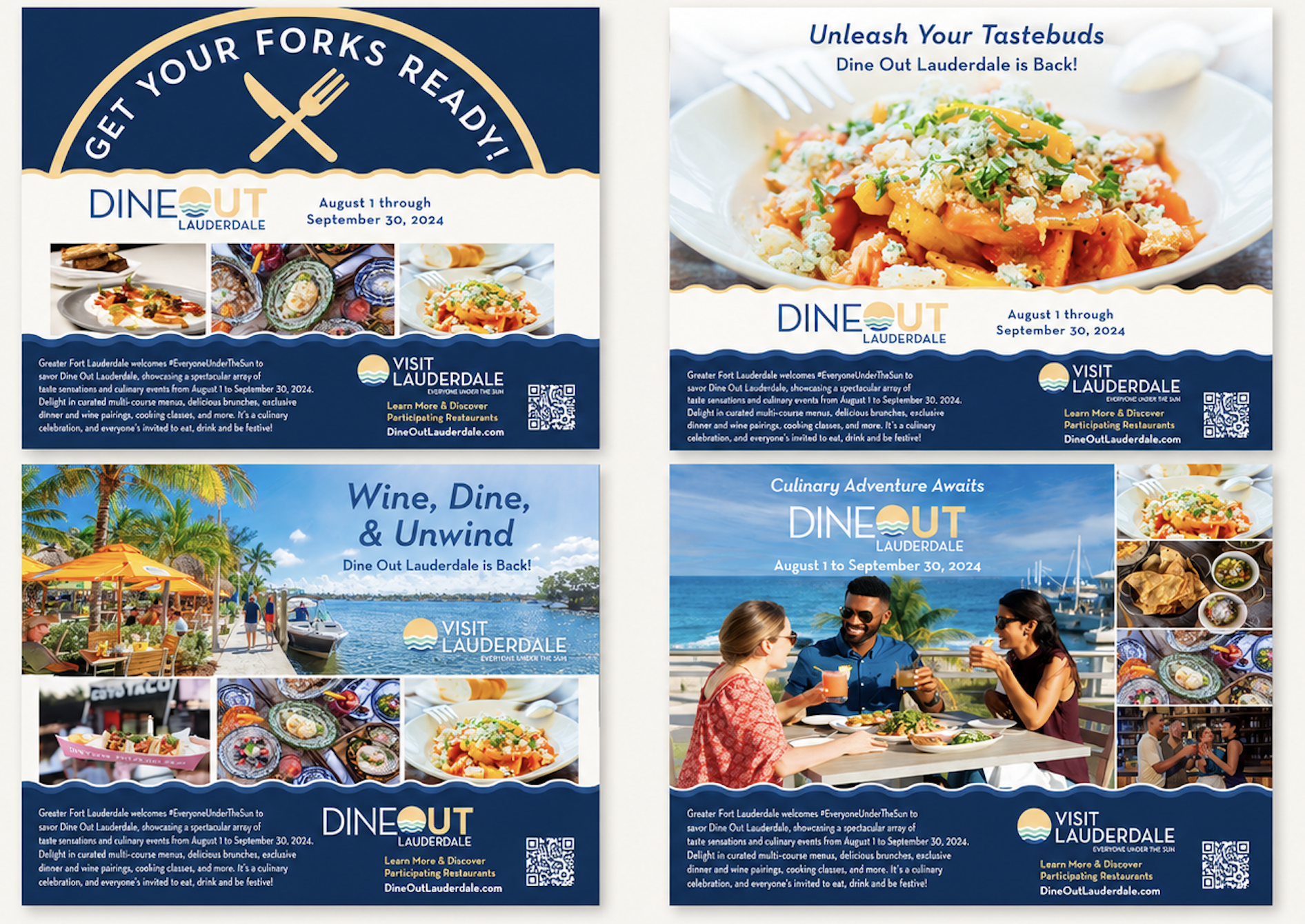 Dine Out Lauderdale Campaign / Print