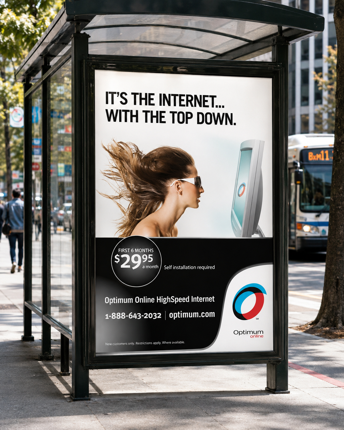 Bus Shelter Transit Ad