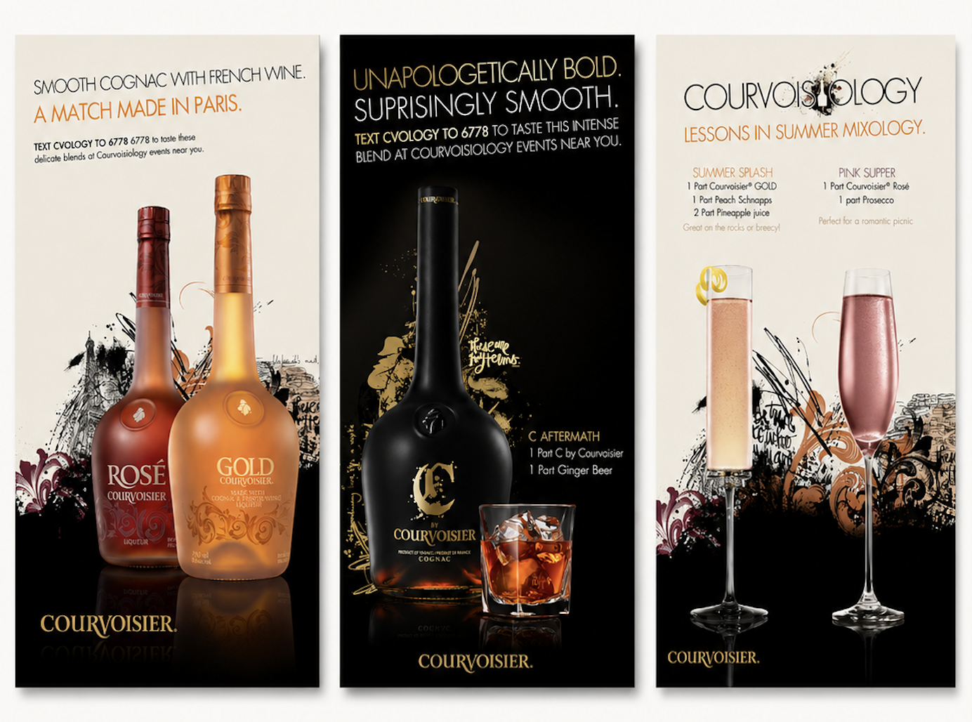  Point-of-purchase copy for Courvoisier that introduced bold new expressions and transformed retail posters into compelling in-store brand storytelling. 
