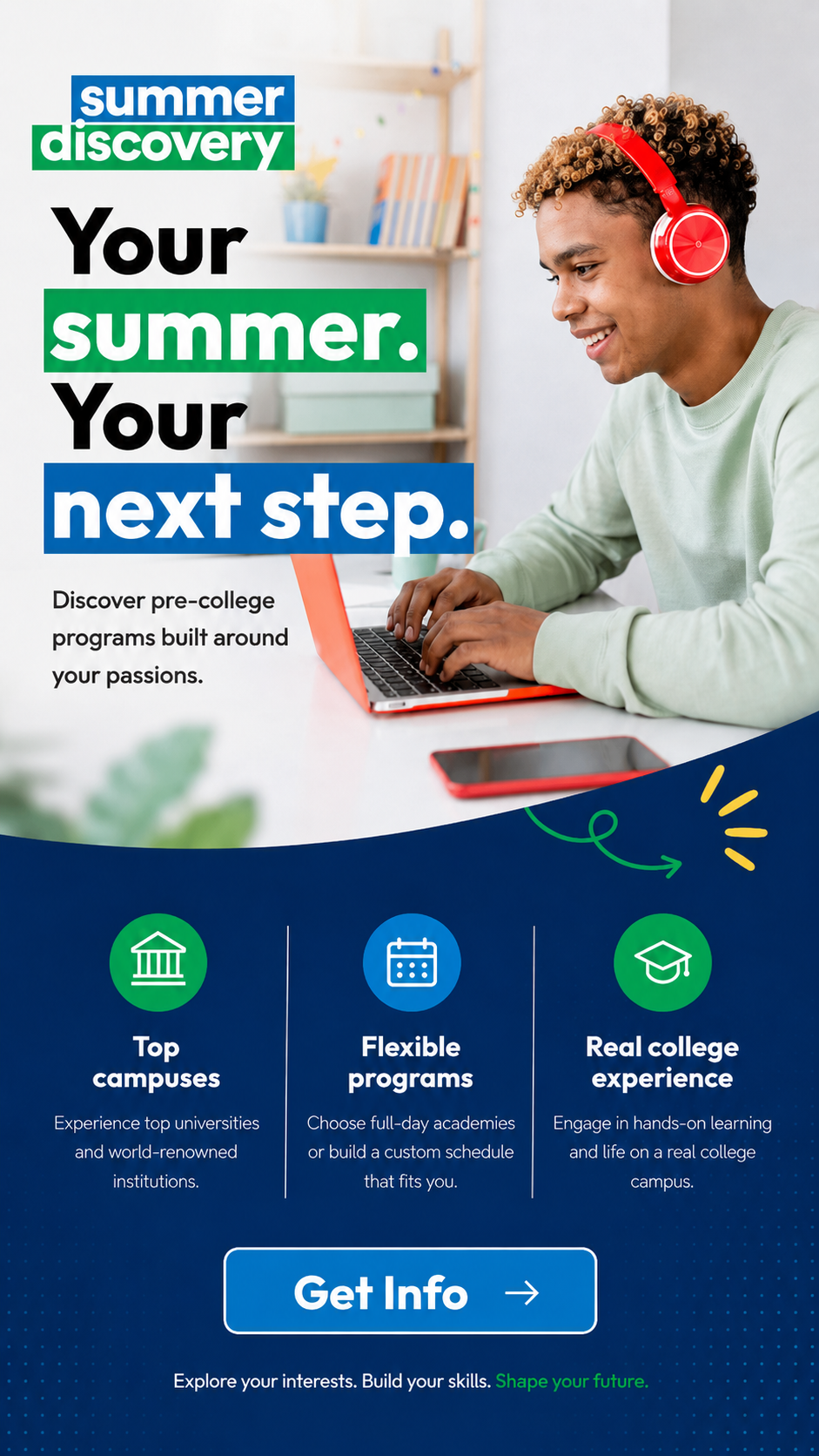 Apply and Enroll at Summer Discovery