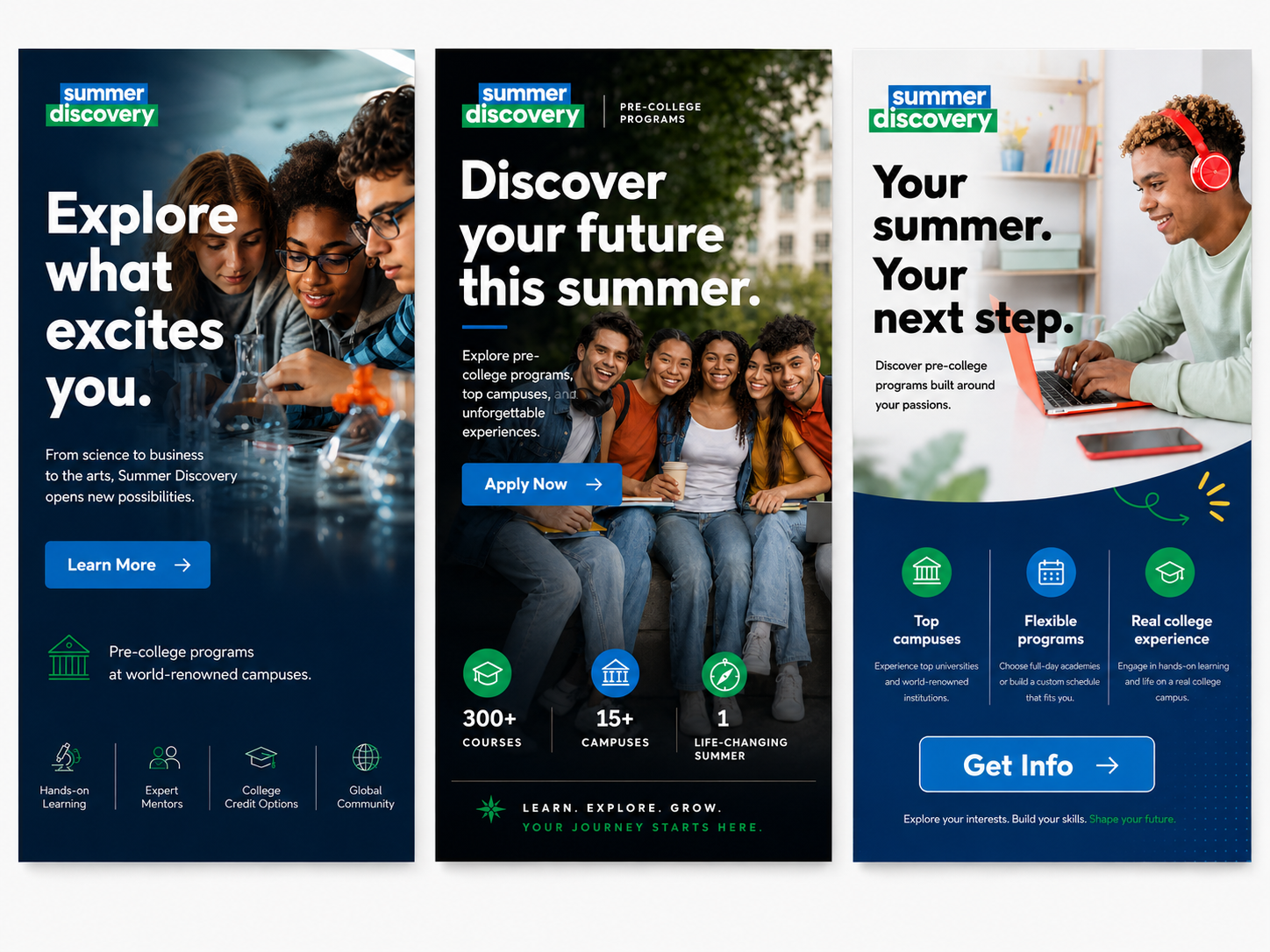  Digital conversion copy that turned a pre-college summer program into a clear, exciting next step for ambitious students and their families. 
