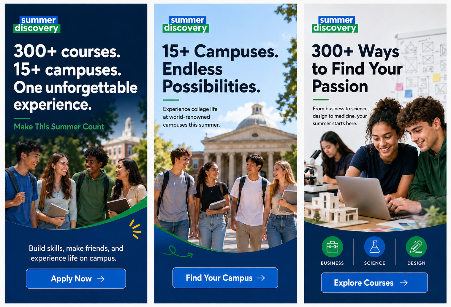  Digital conversion copy that turned a pre-college summer program into a clear, exciting next step for ambitious students and their families. 