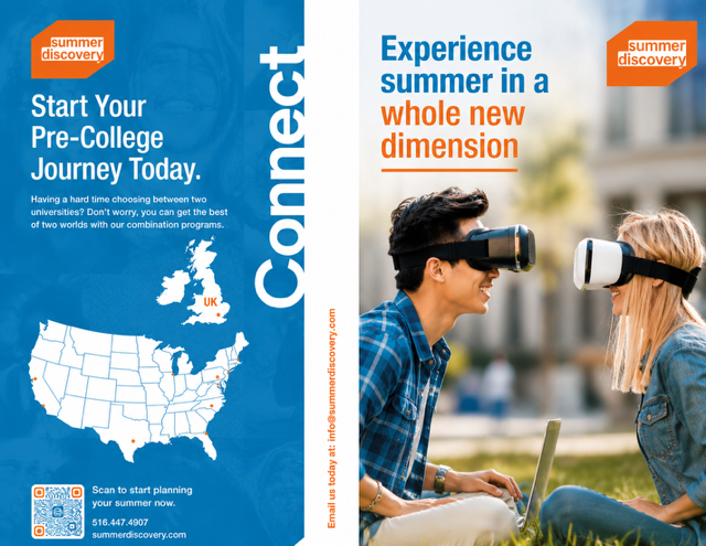  Bold brochure copy that turns pre-college possibilities into an exciting invitation to explore, connect, and get future-ready. 
