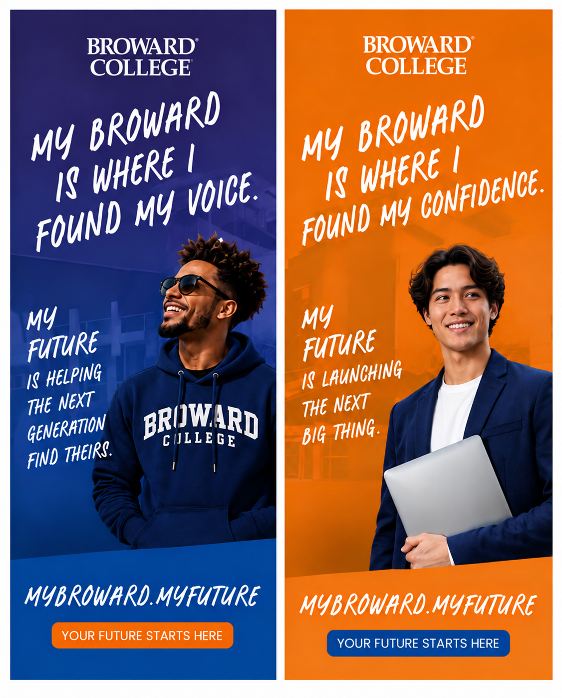  Two ambitions, one platform: finding your voice and building the confidence to launch what comes next. 