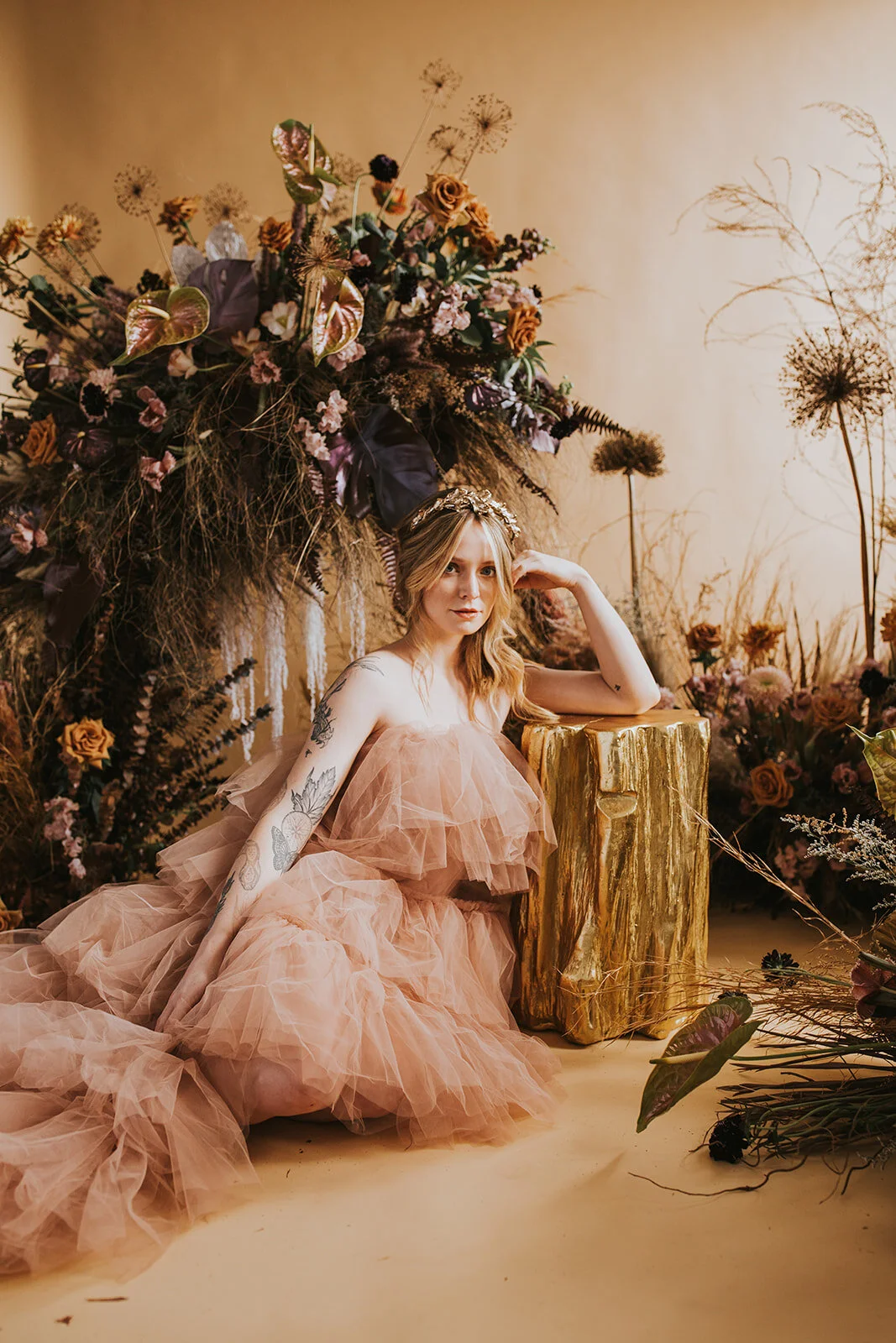 Monochromatic Shoot Almond 