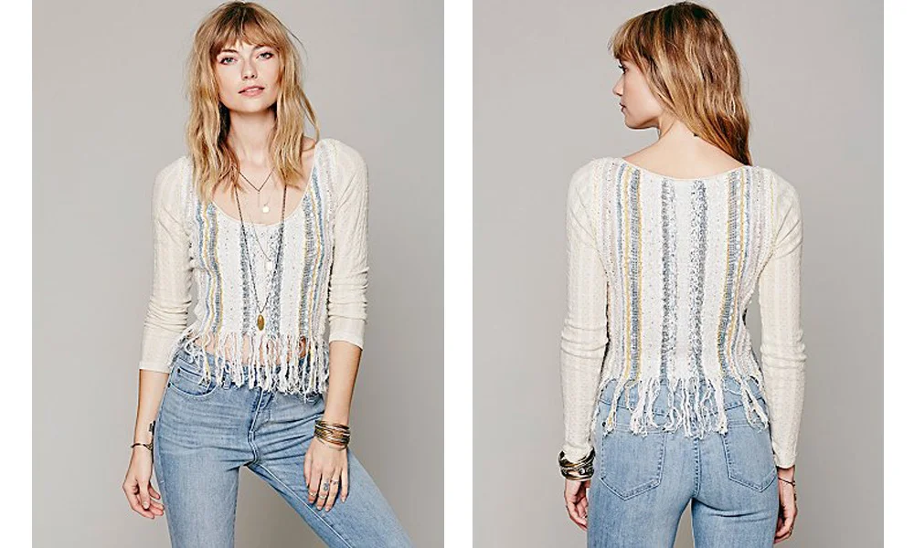 Embellished Fringe Cardi