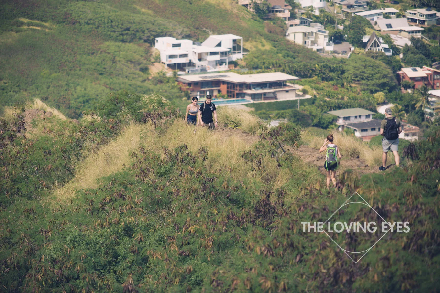 Hiking Lanikai Pillbox in Hawaii