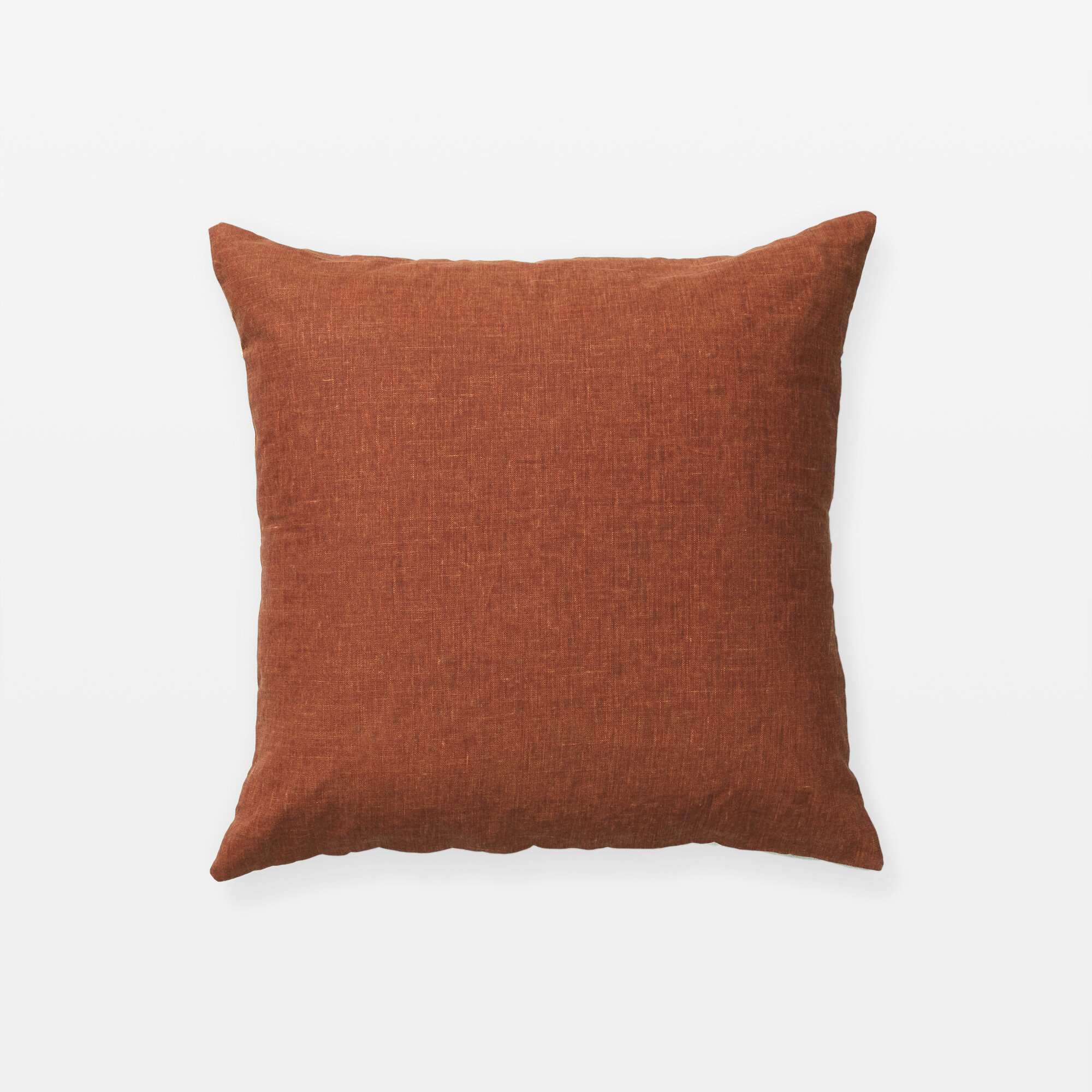 rust colour cushions