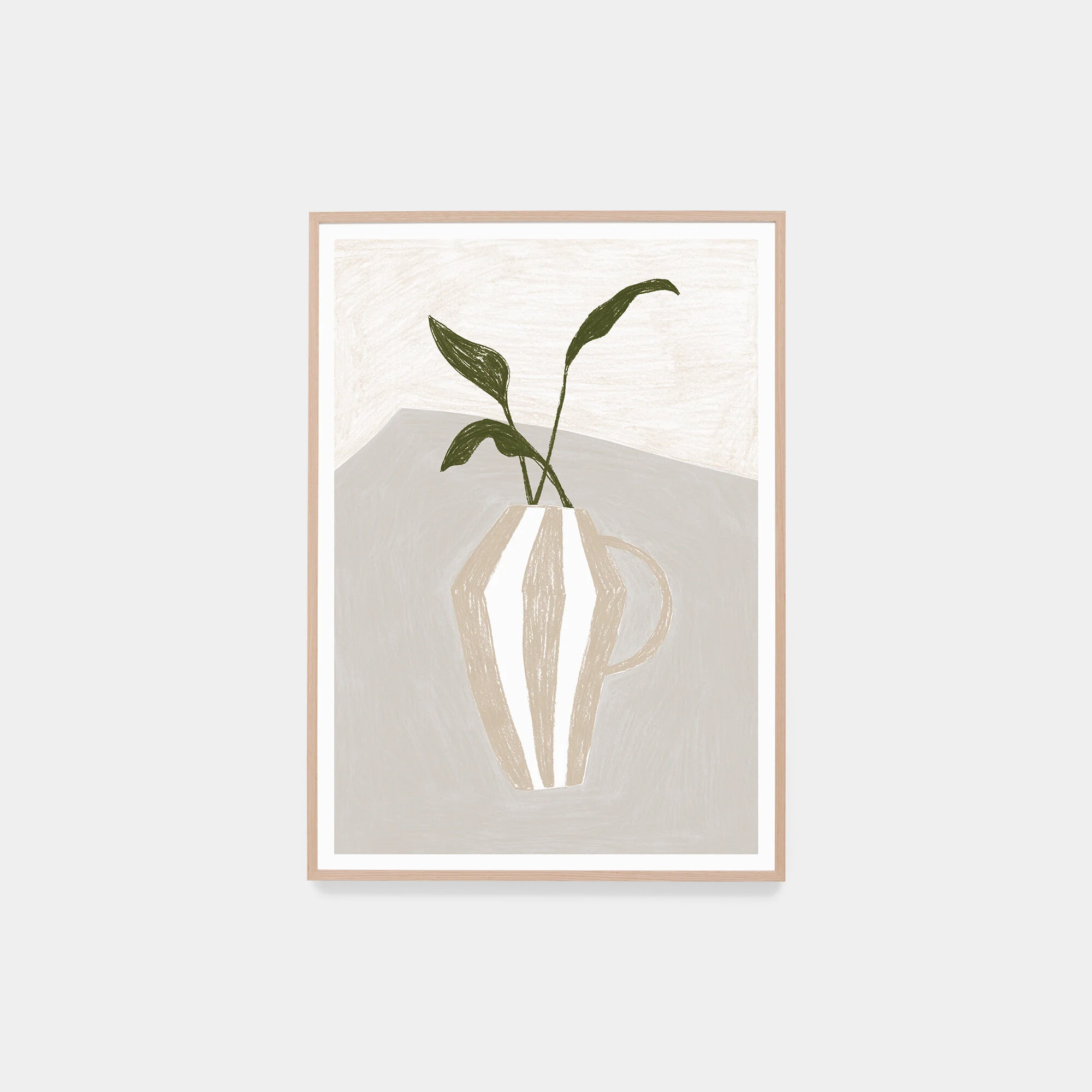 Sunday Ceramic Framed Print