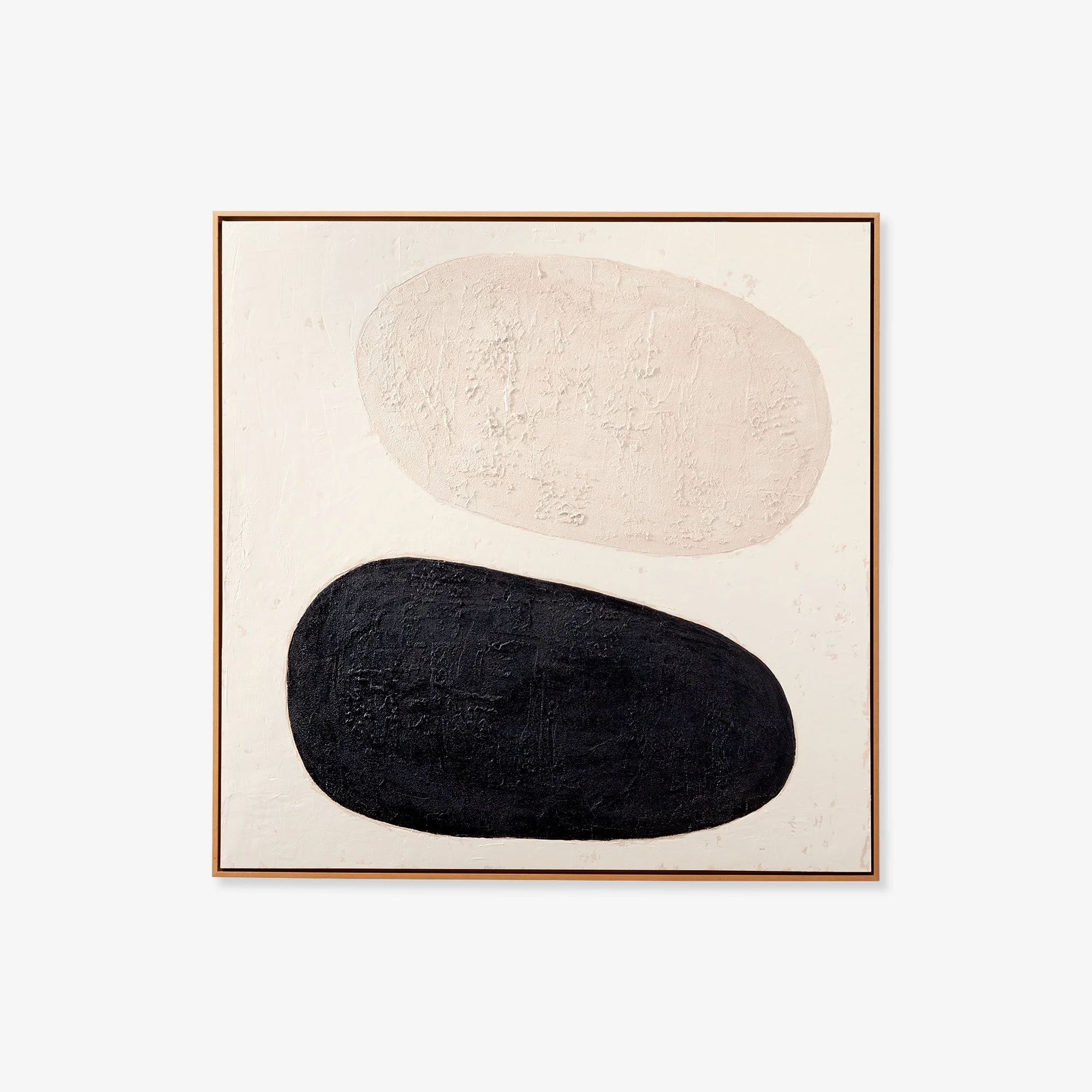 Organic Play Black Painting Framed