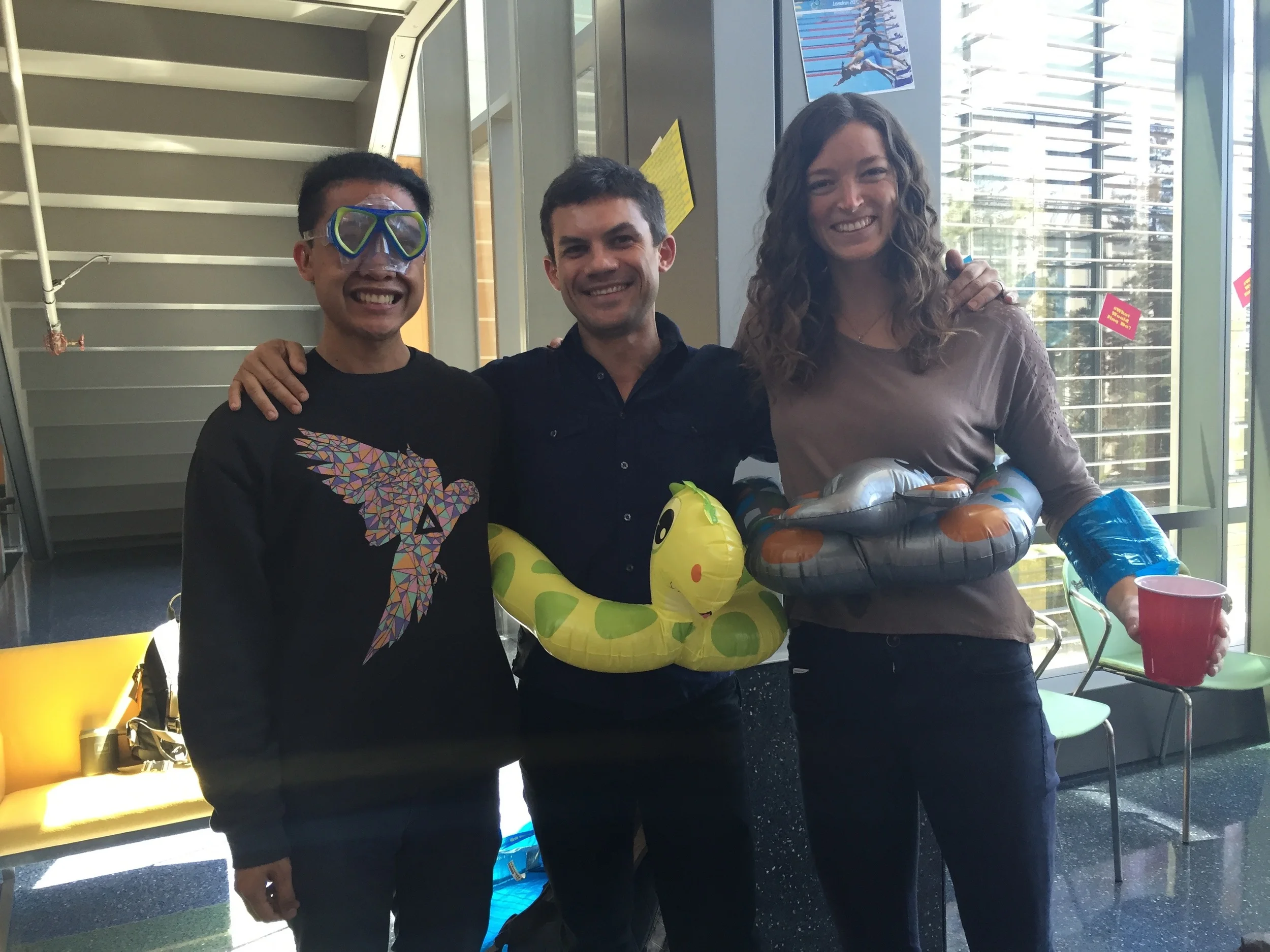 Brian and Rosalie's post-QE celebration, Spring 2015. Good job guys!