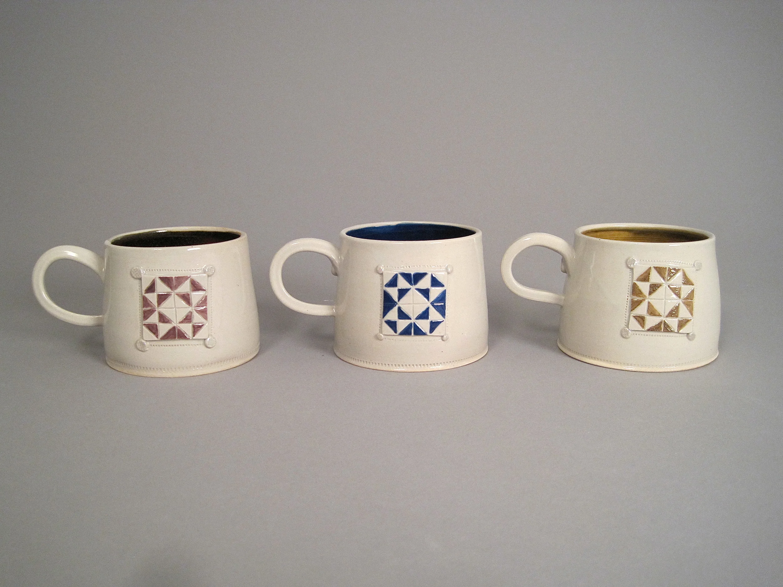 Quilt Block Mugs 2014