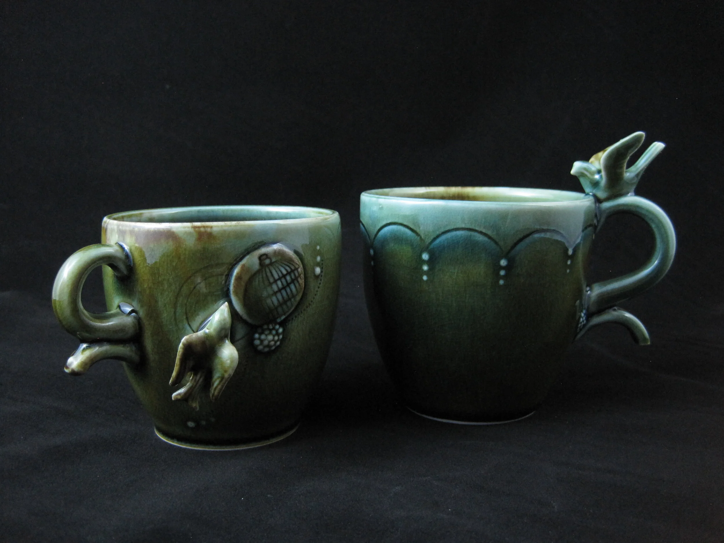 Bird Teacups 2016