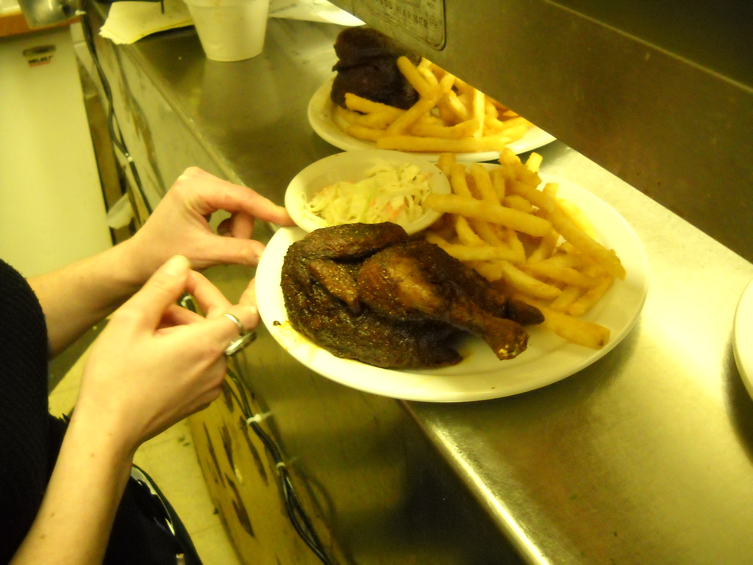 McShane's famous 1/2 chicken, now served on the Chicken Bandit Food Truck & Eatery as "bandit Chicken"