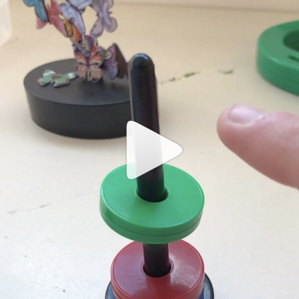 Levitating ring magnets