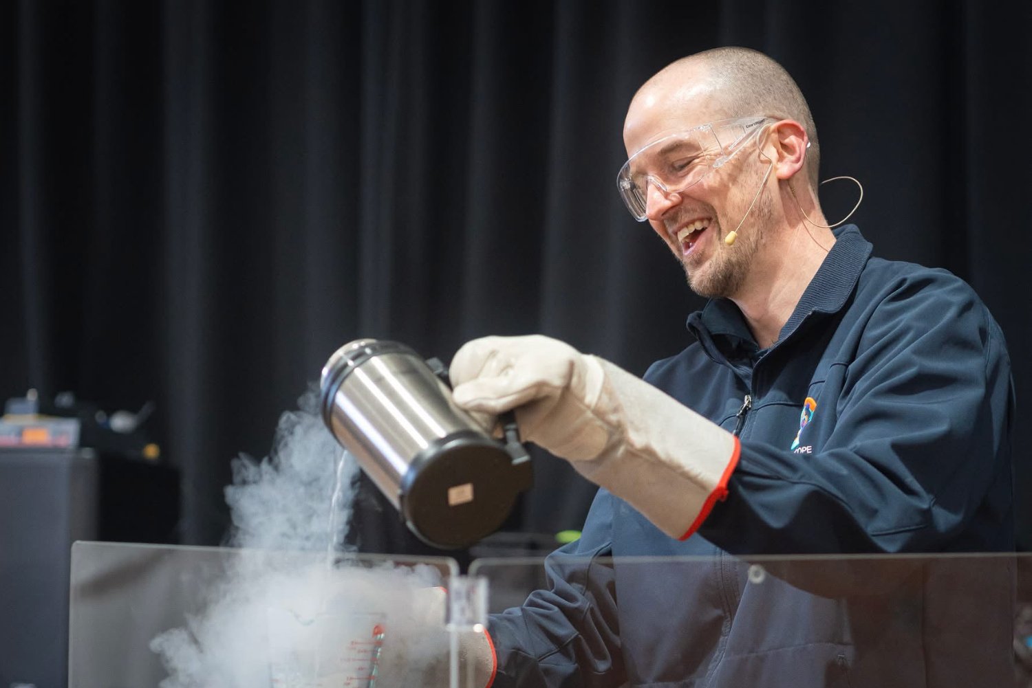 Mitchell Serena pouring liquid nitrogen.jpeg