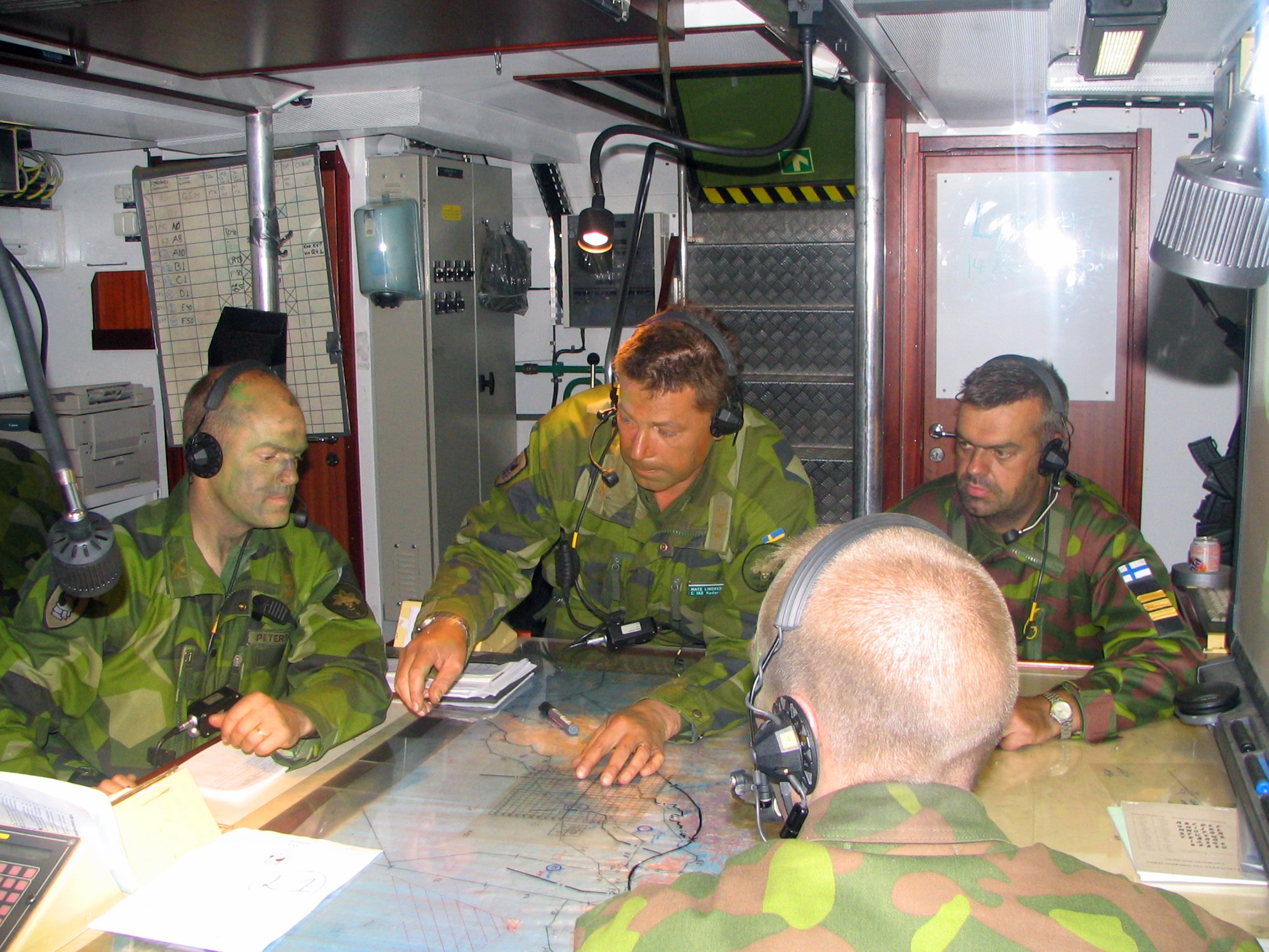 Batajonsledningen under övning