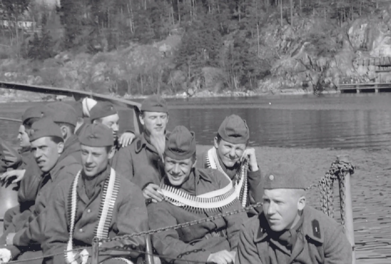 Kustjägare under utbildning 1957