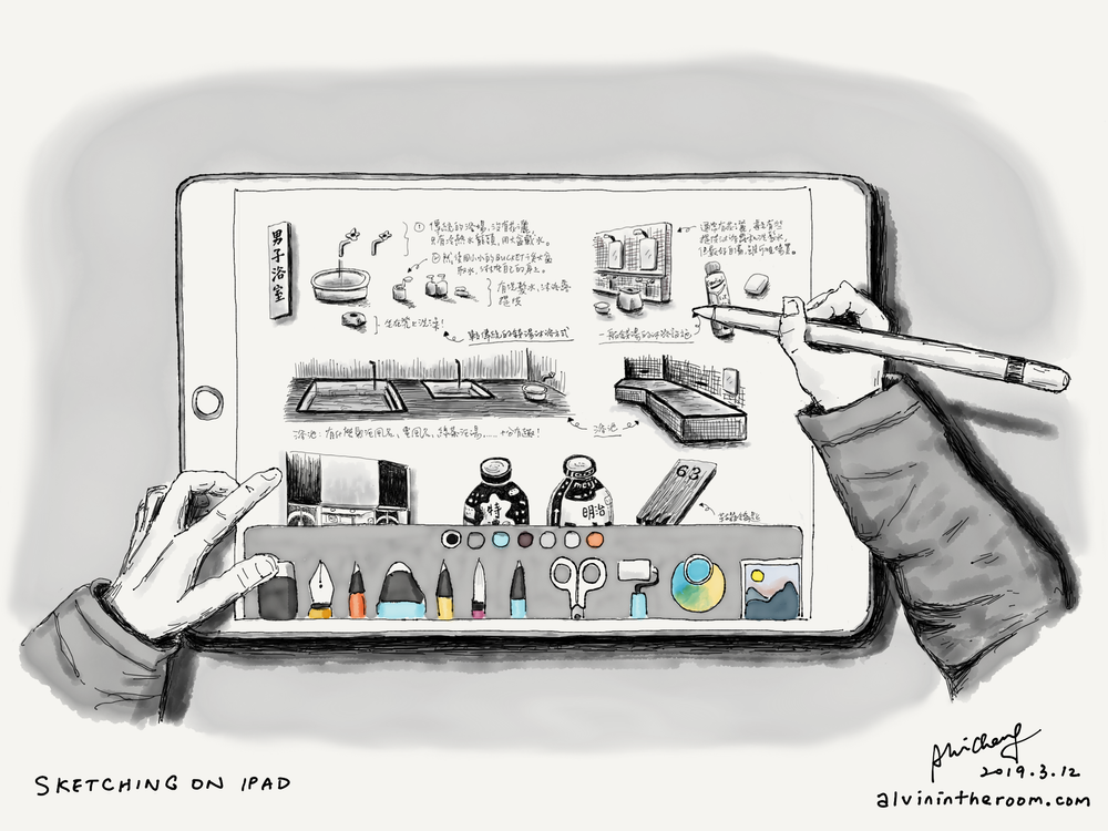 如何透過ipad自學畫畫 Alvin In The Room