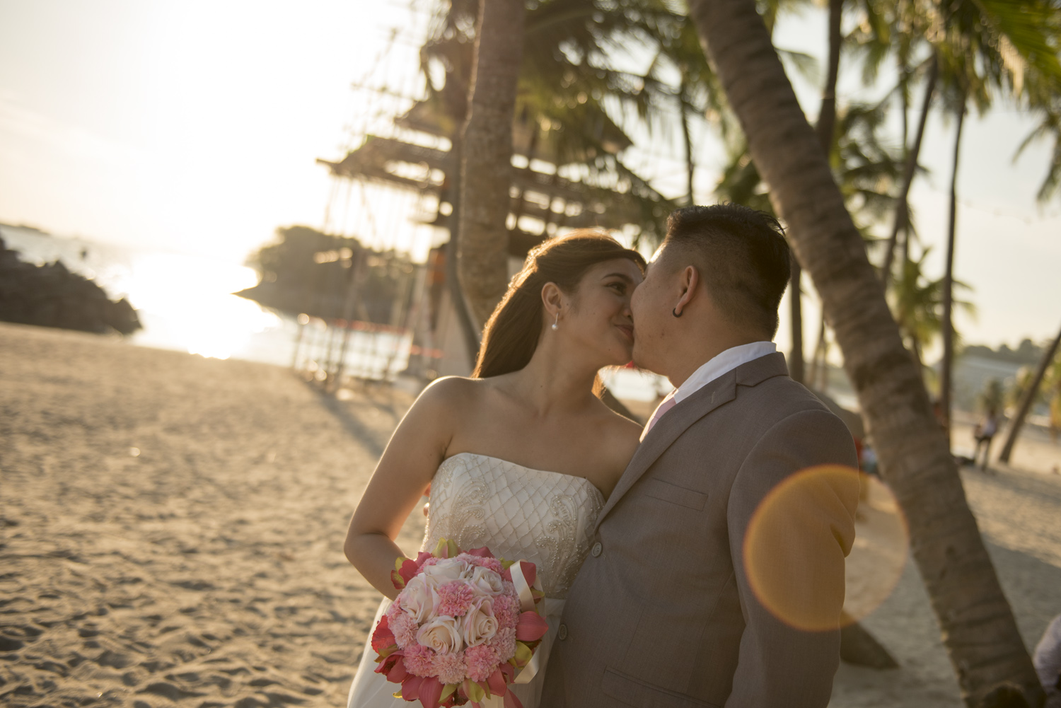 Beach Wedding Sunset