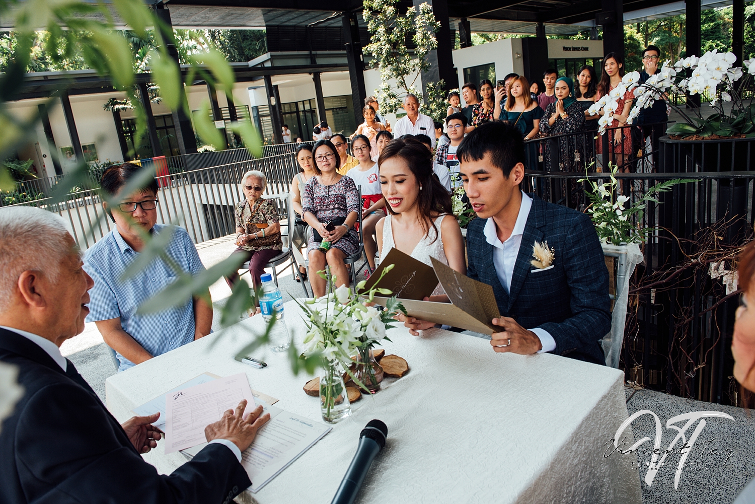 Hort Park Wedding