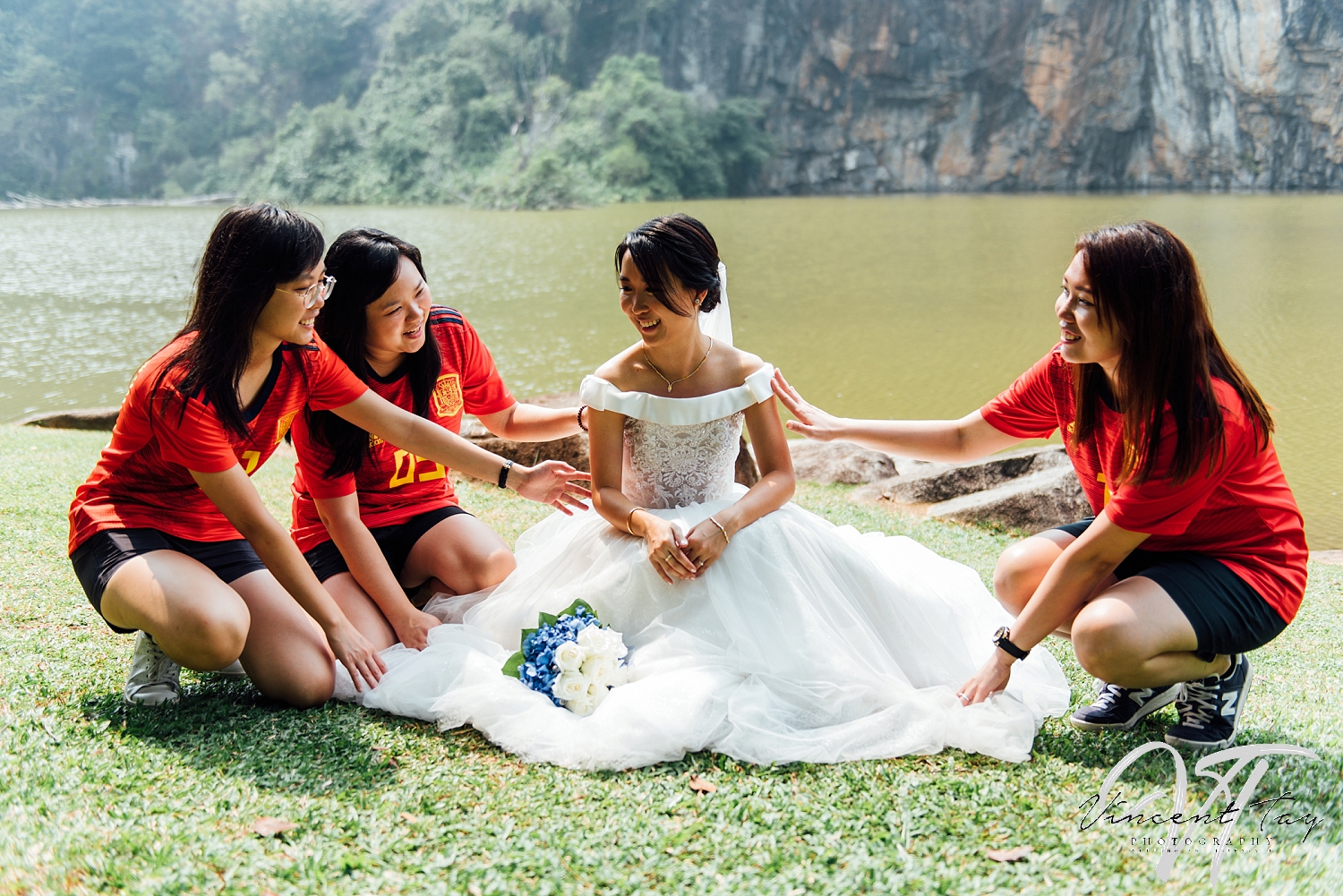 wedding outdoor shoot at xiao gui ling
