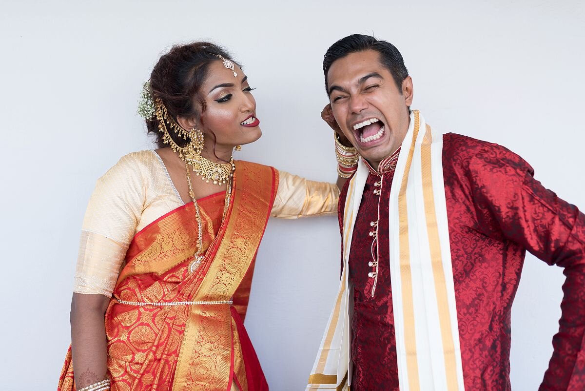 Fun shot with Indian Couple