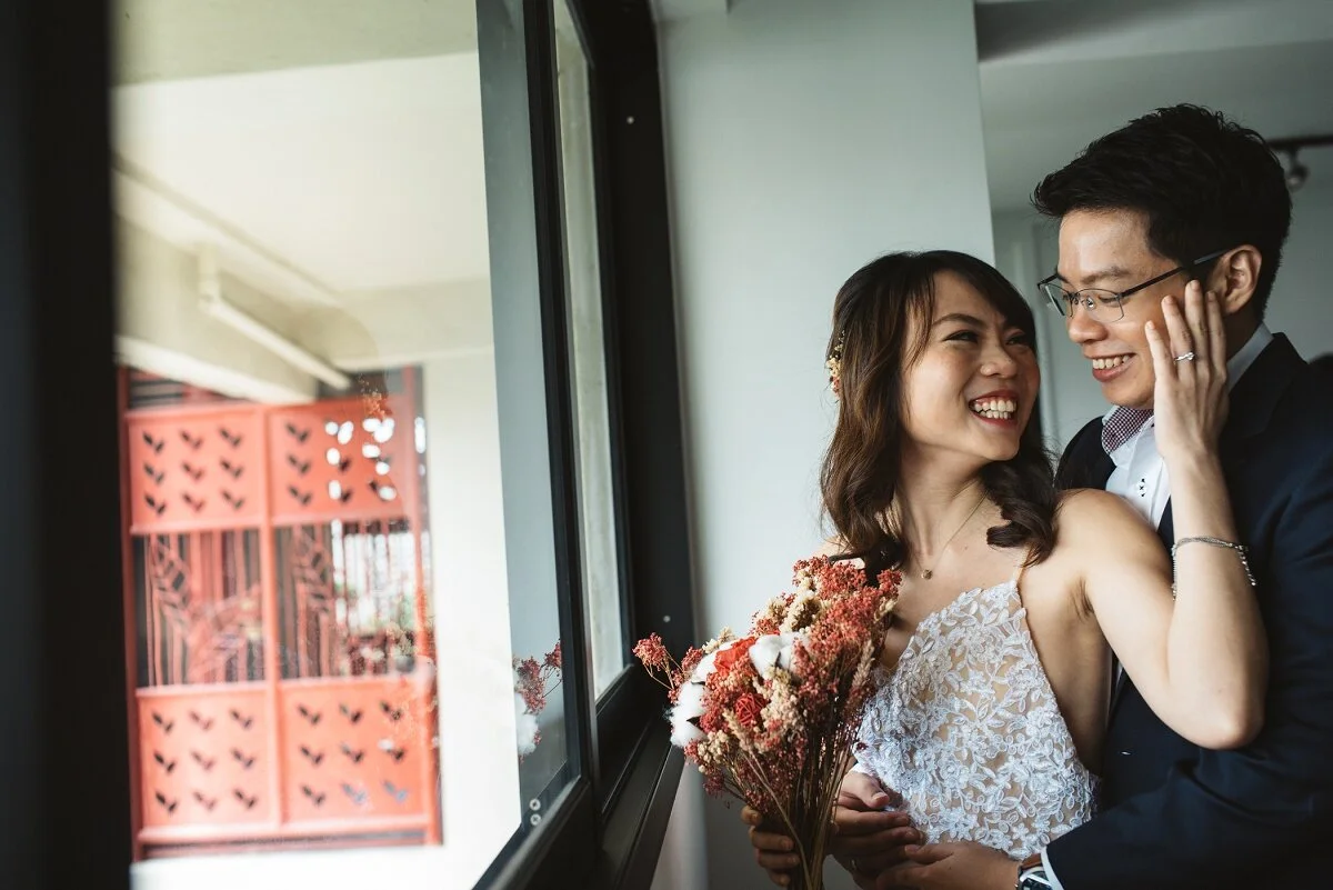 Caleb &amp; Darylyn Intimate Home Solemnisation