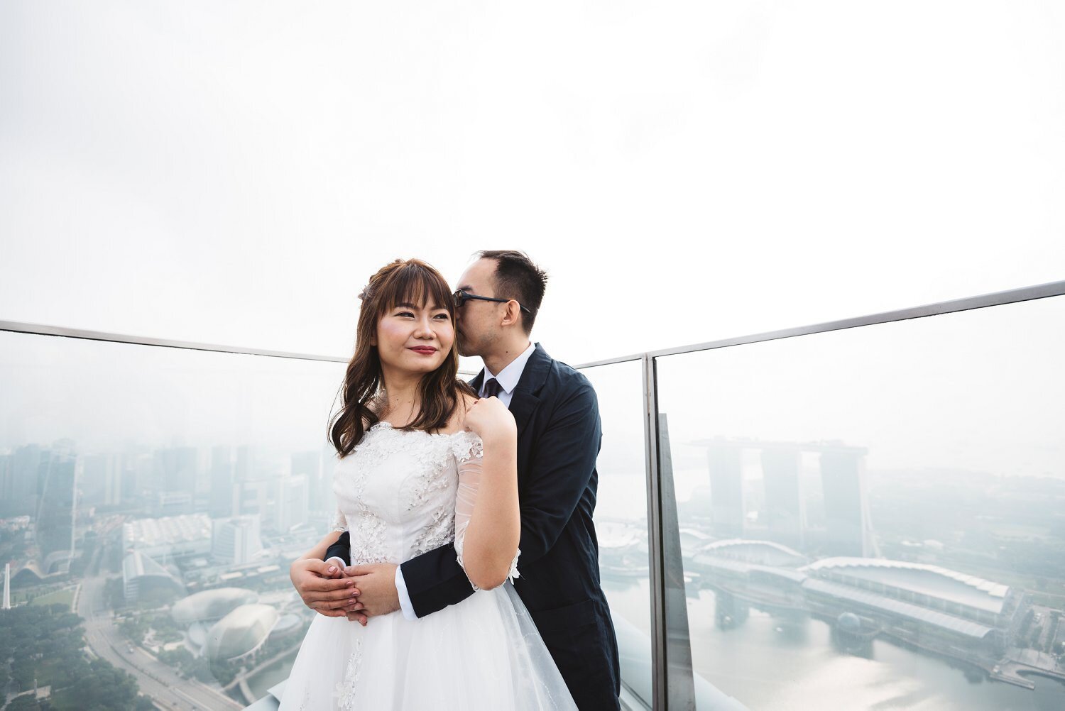 1-Altitude Wedding roof top photoshoot