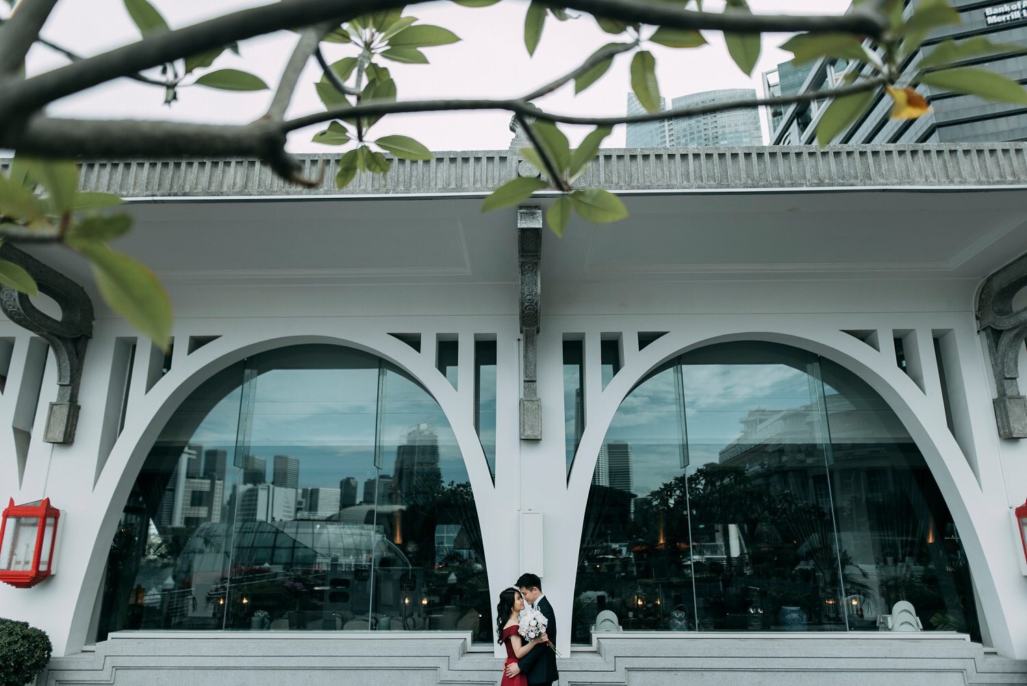 Prewedding Fullerton Bay Hotel Wedding