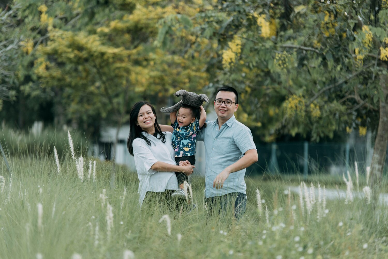 OVAL@Seletar Aerospace Park family photoshoot