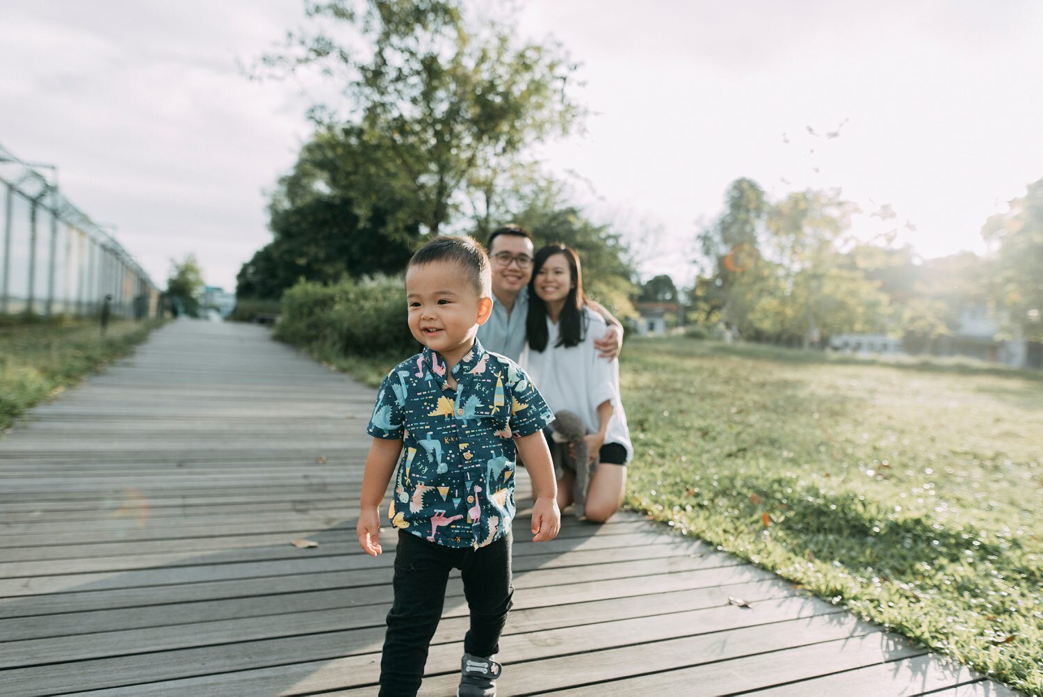 OVAL@Seletar Aerospace Park family photoshoot